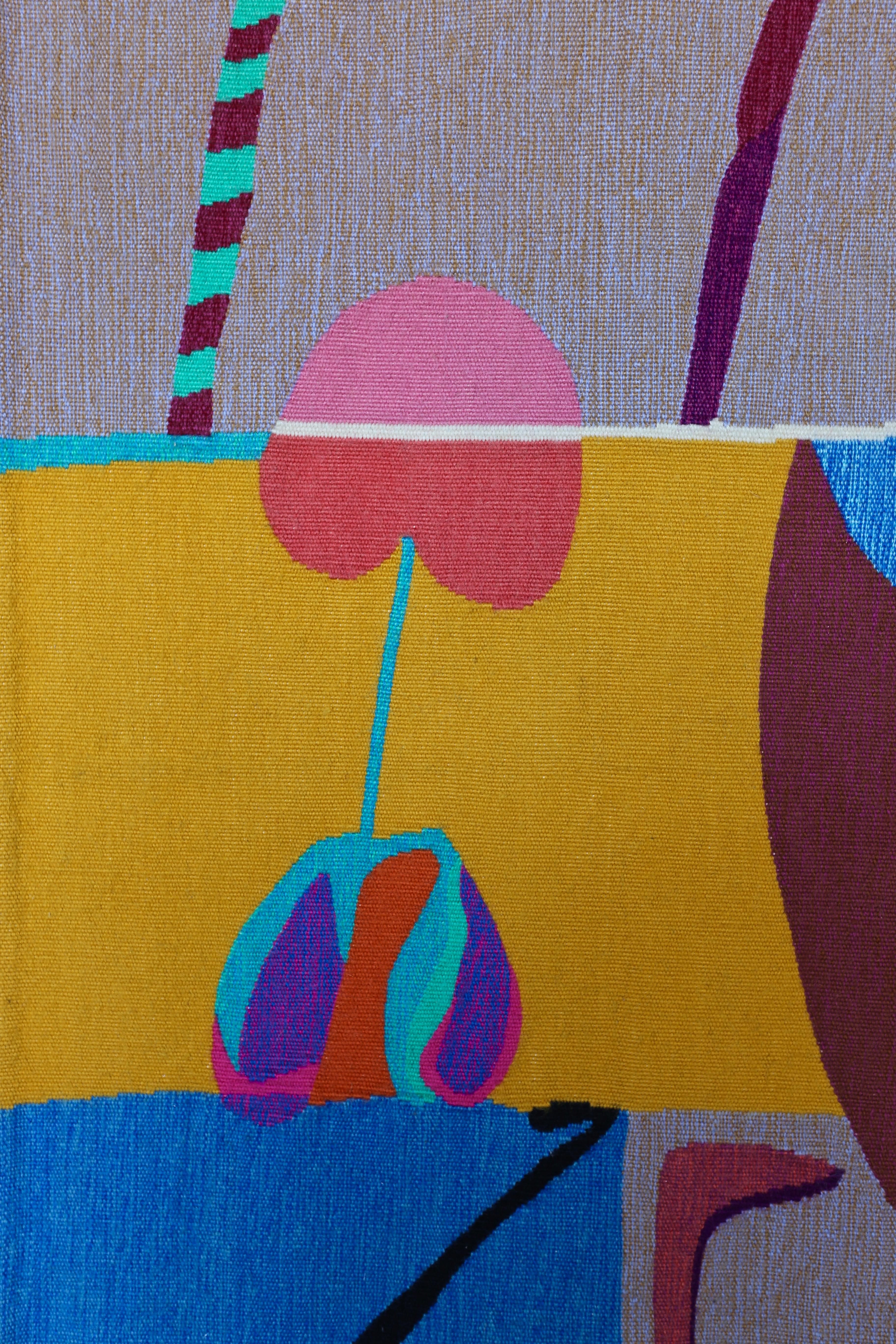 Modern Abstract Tapestry by Steve Zoller