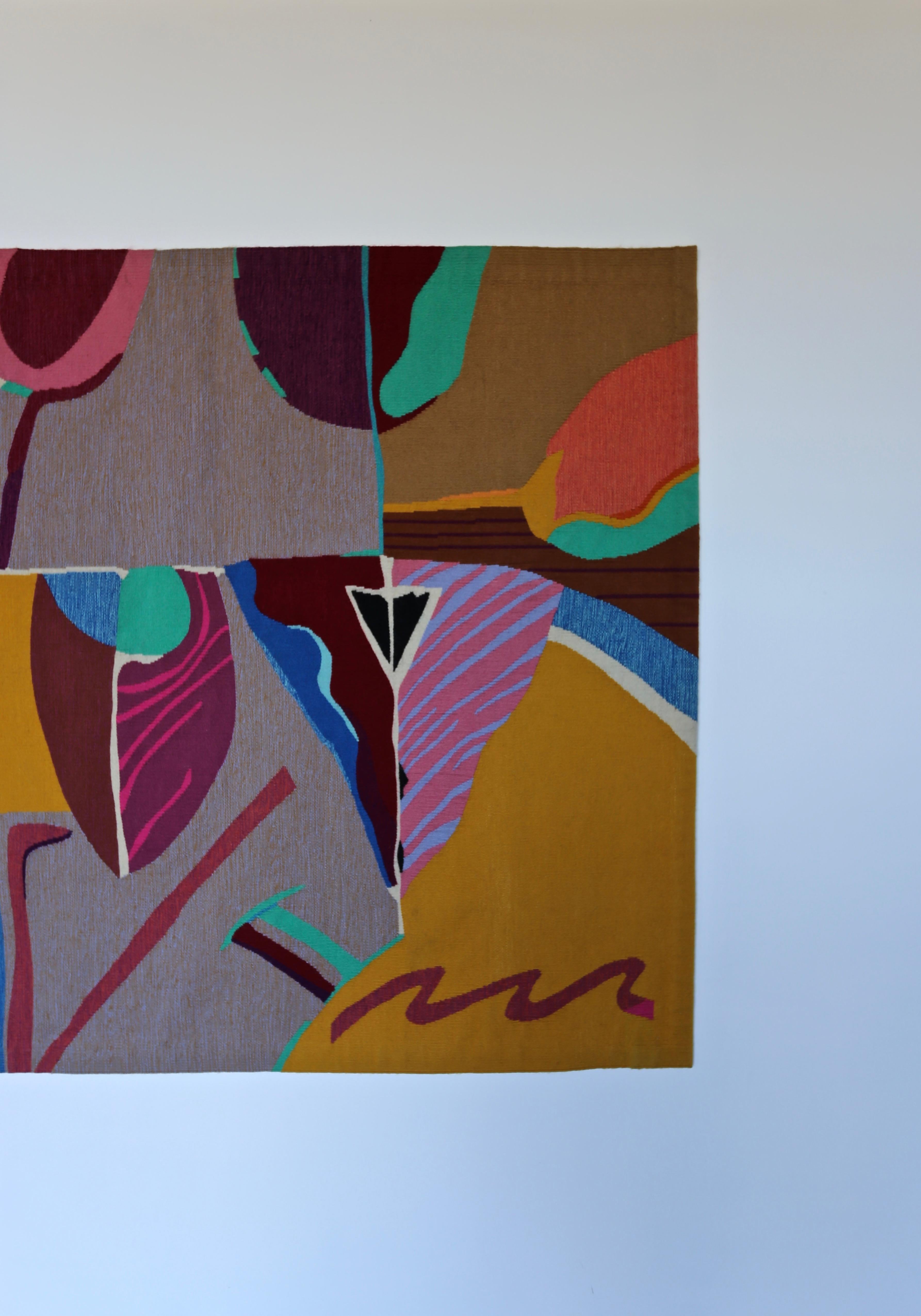 20th Century Abstract Tapestry by Steve Zoller