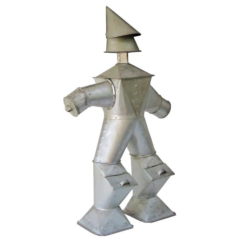 Abstract  Tin Man Trade Sign For Sale
