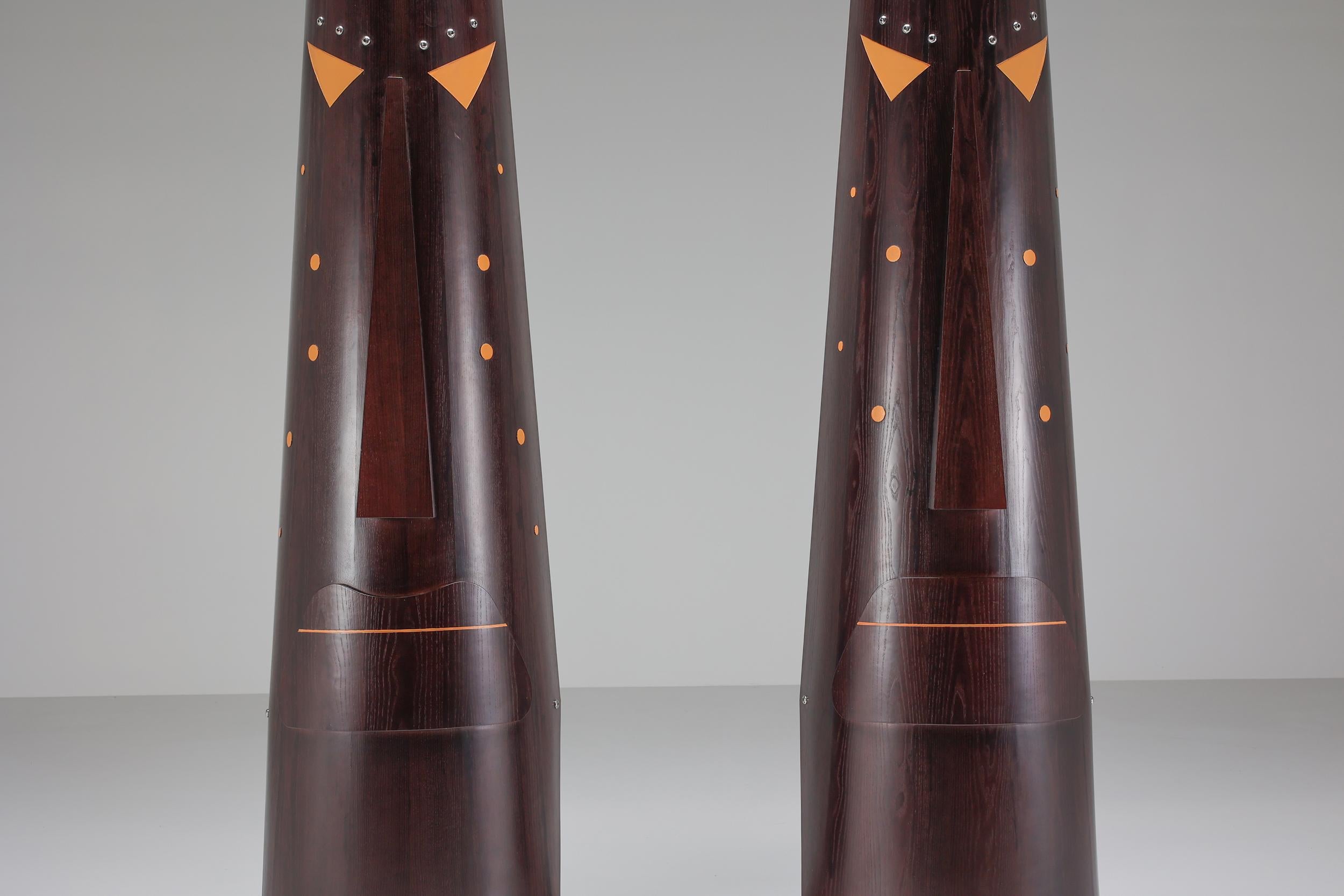 Sculture astratte TOTEM di Bianca Garinei, Italia, anni '70 in vendita 9