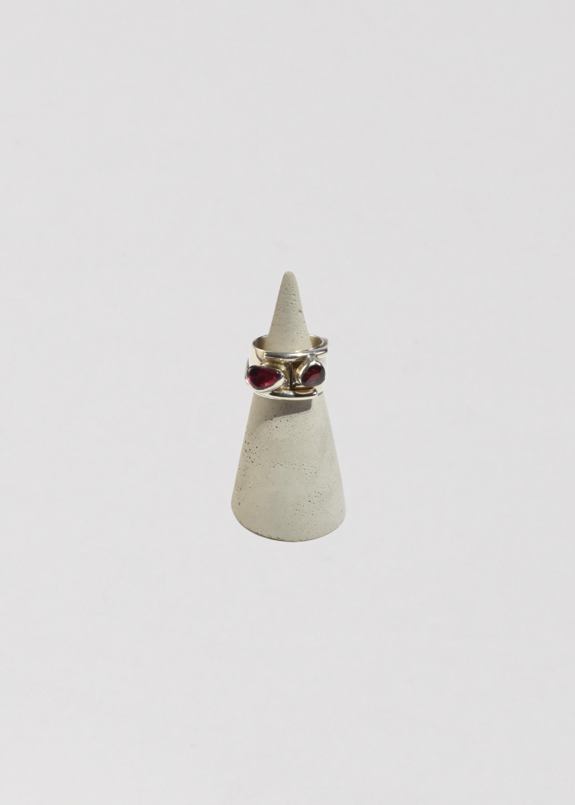 Abstract Tourmaline Ruby Ring For Sale 1