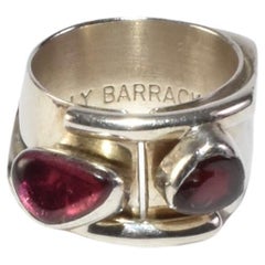 Abstract Tourmaline Ruby Ring