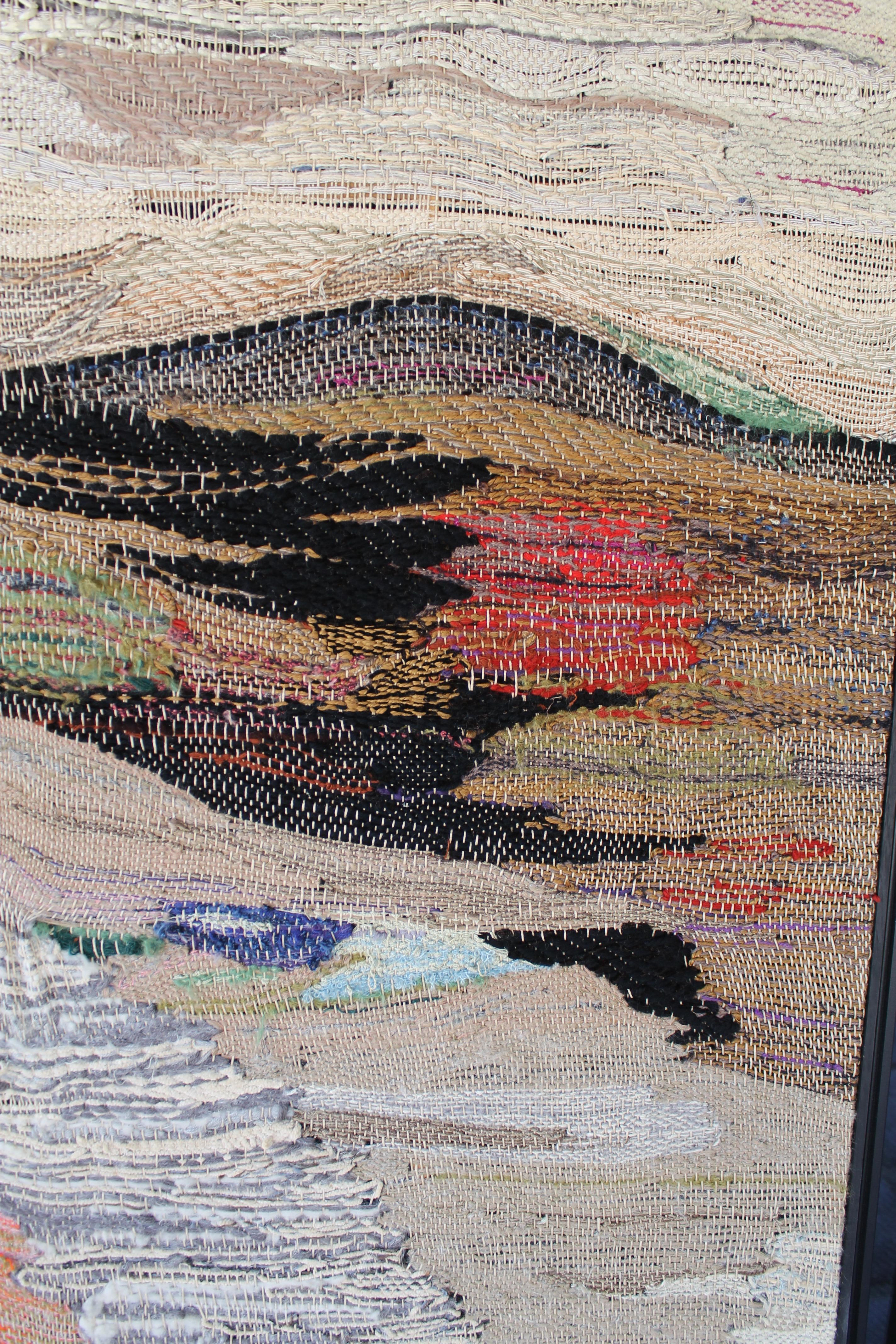 Abstract Triptych Weavings 5