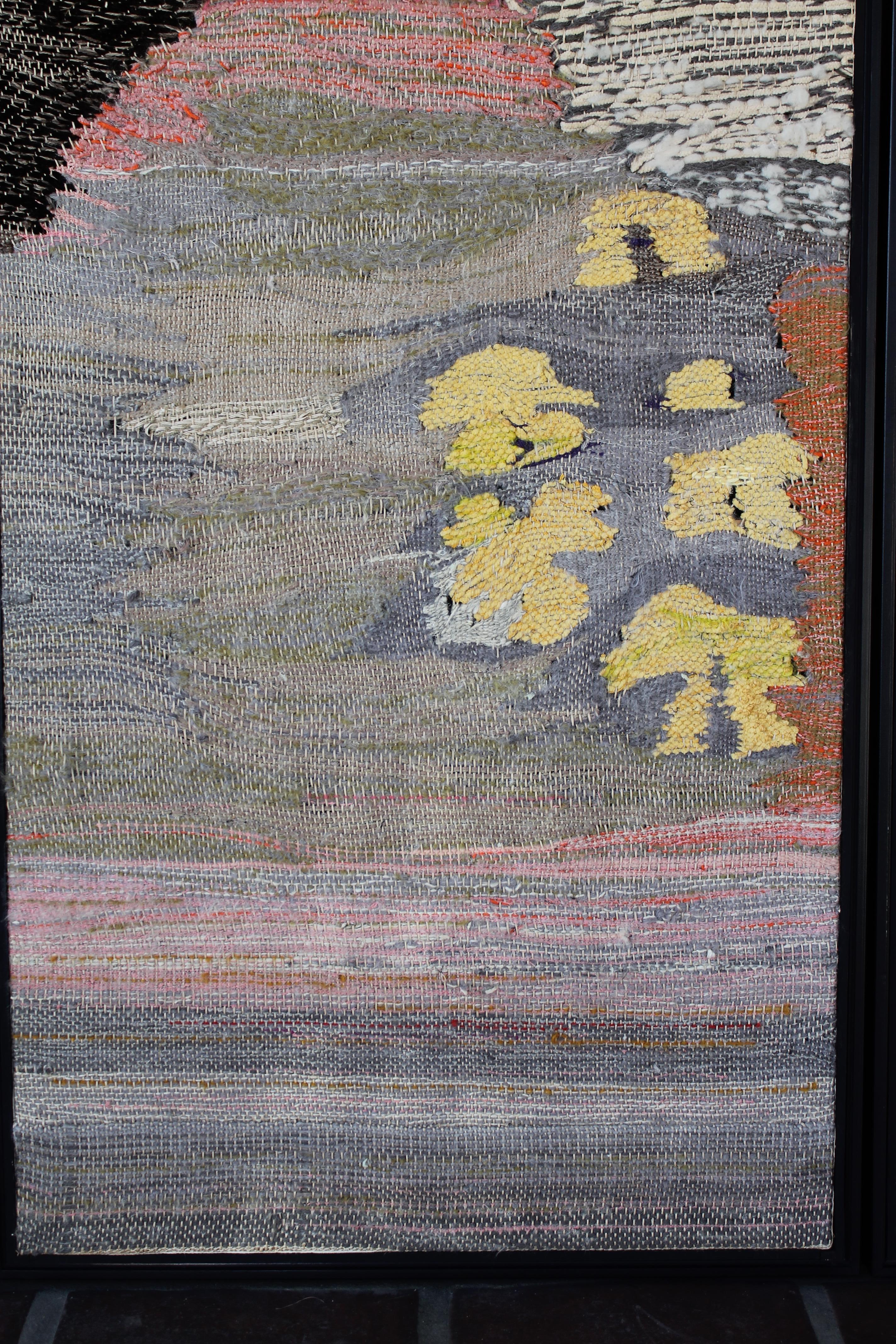 American Abstract Triptych Weavings