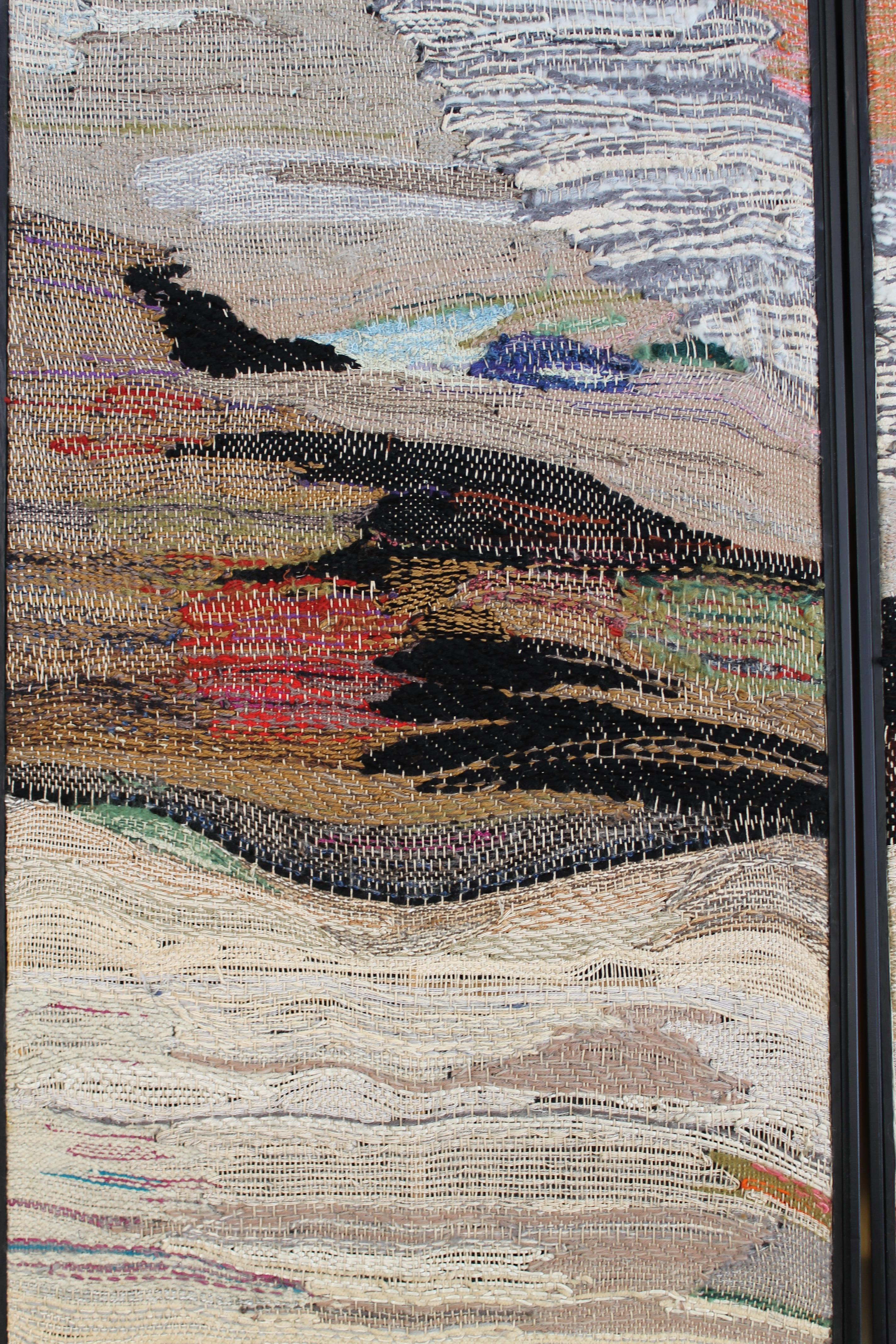 Abstract Triptych Weavings 2