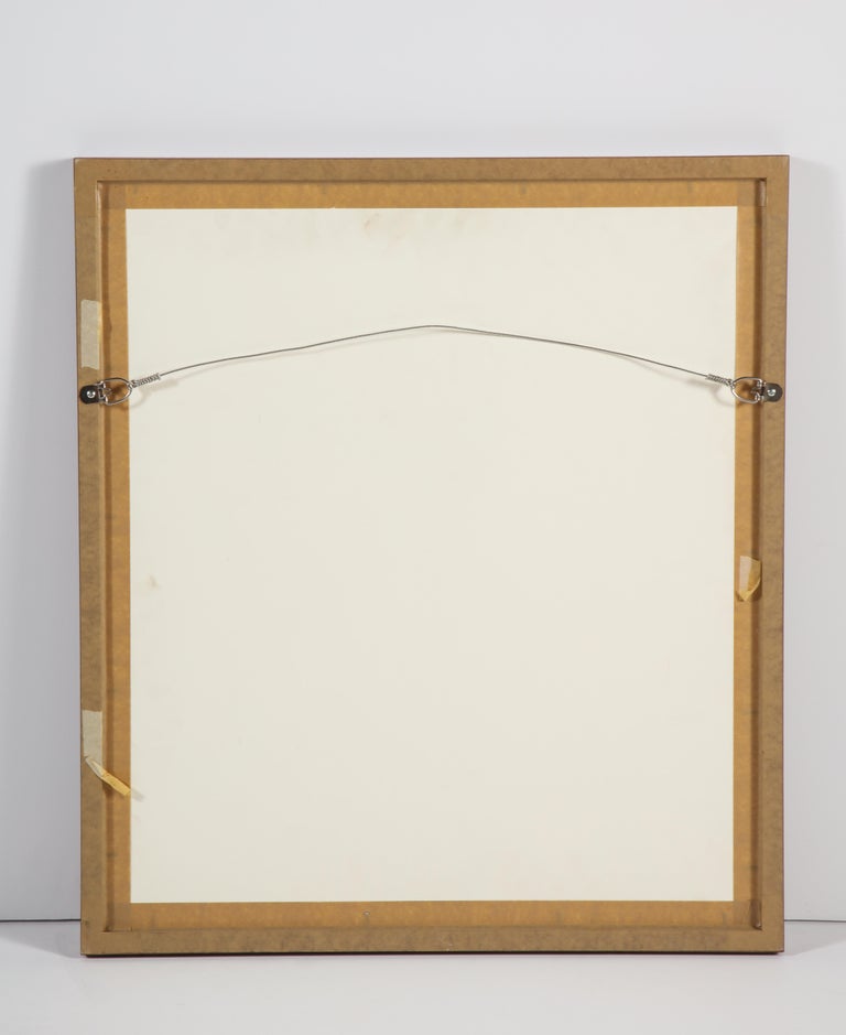 Abstract Trowel Painting in Red by Duayne Hatchett, USA 1990s at 1stDibs