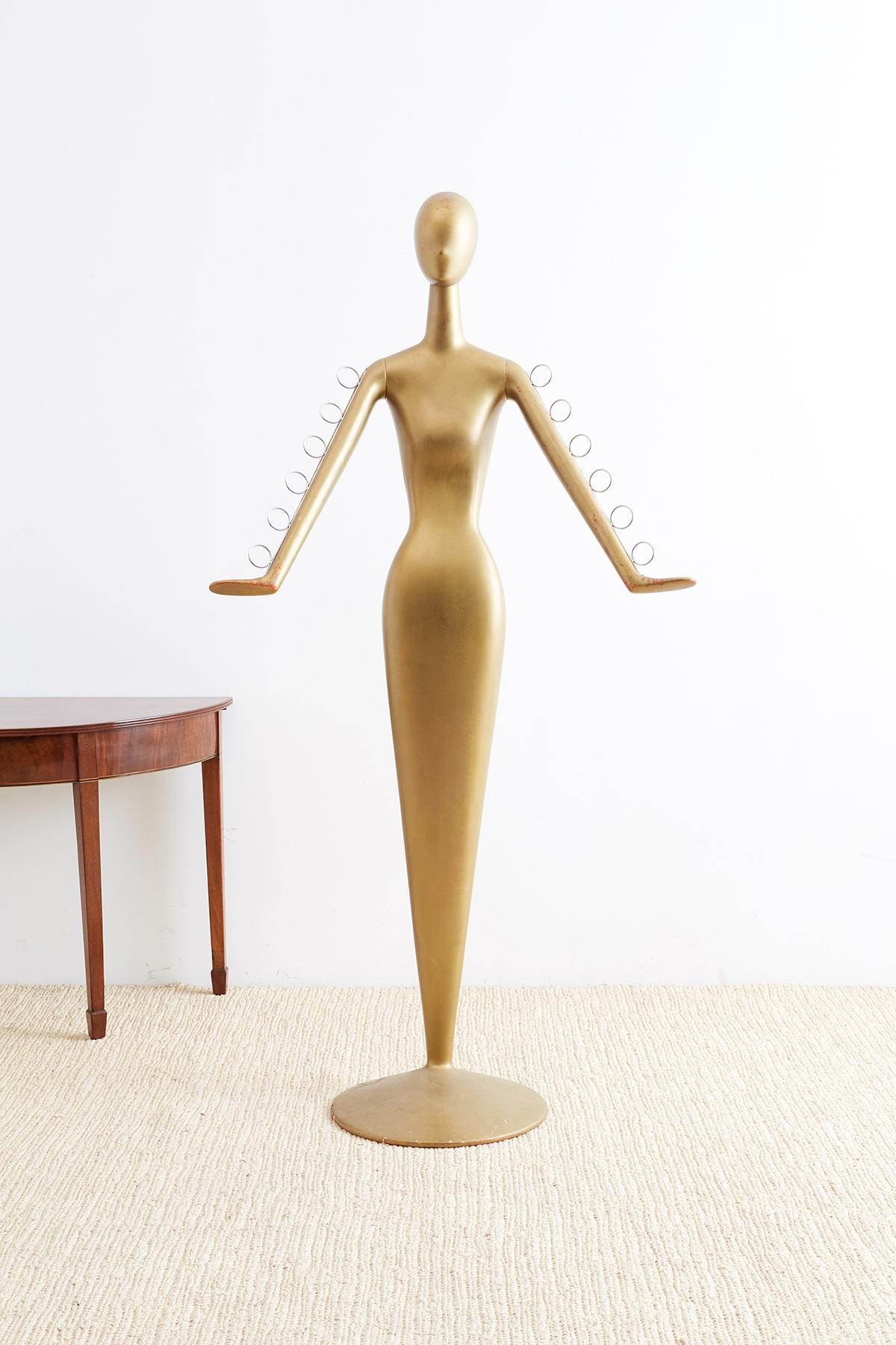 20th Century Abstract Tulip Form Female Mannequin Display Sculpture For Sale