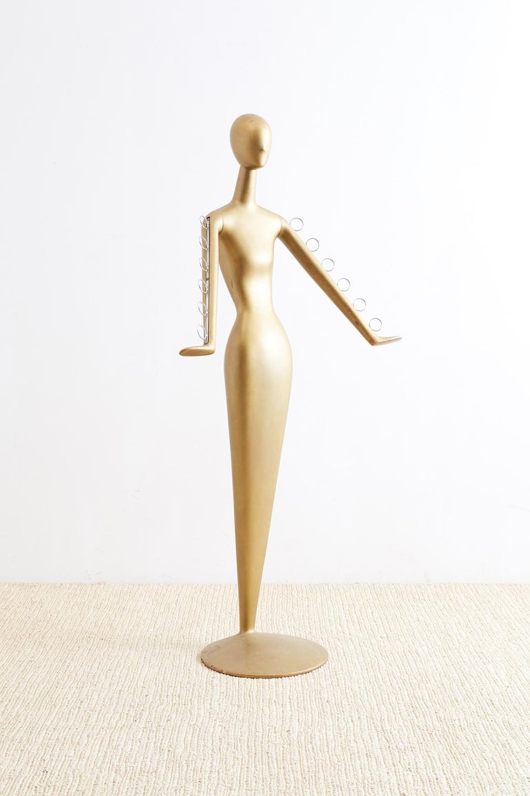 Space Age Abstract Tulip Form Female Mannequin Display Sculpture For Sale