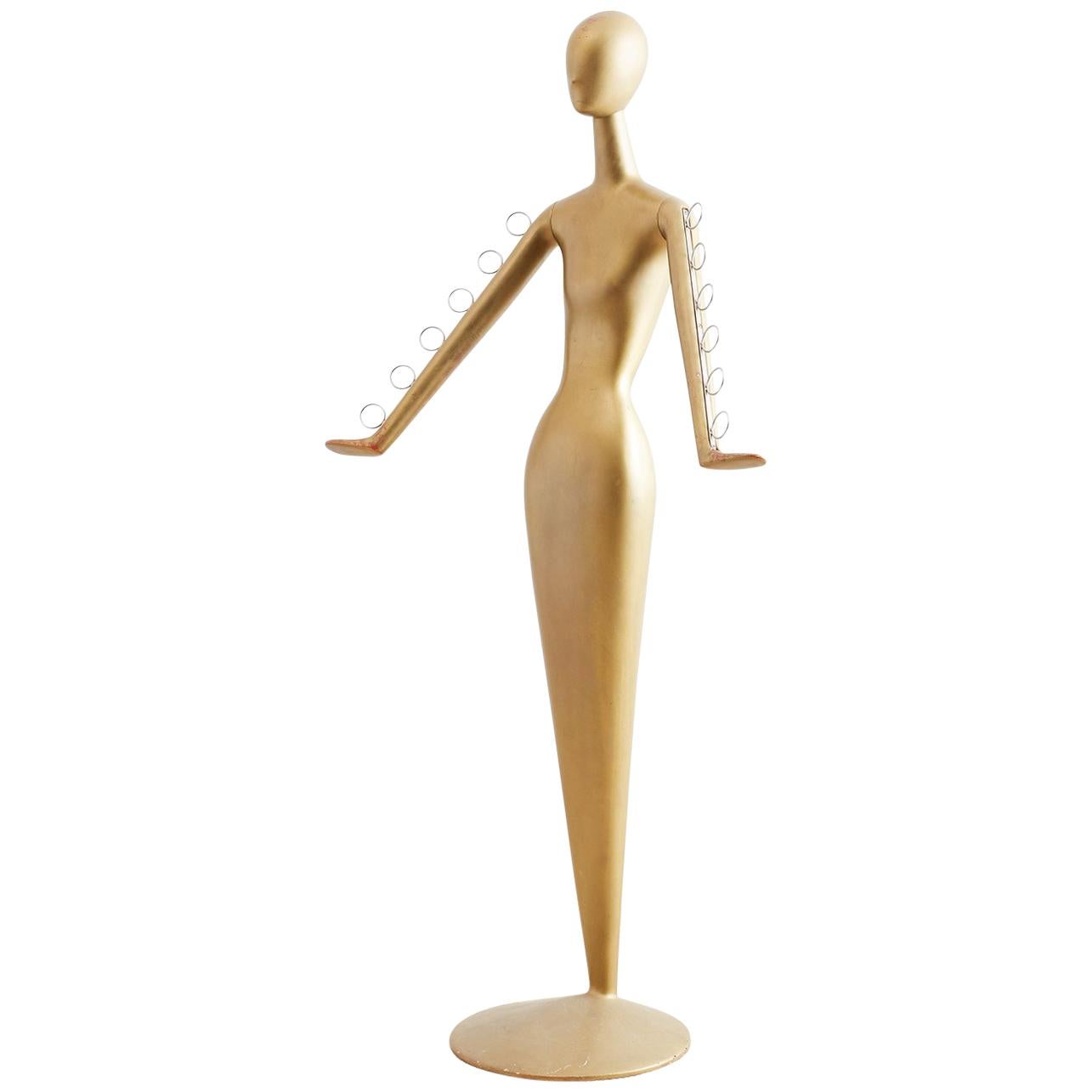 Abstrakte weibliche Tulpenform-Mannequin-Skulptur in Tulpenform im Angebot