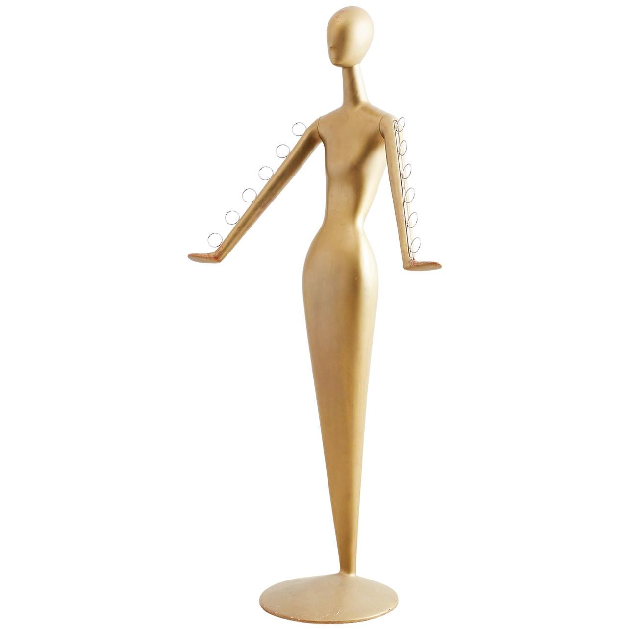 Abstract Tulip Form Female Mannequin Display Sculpture