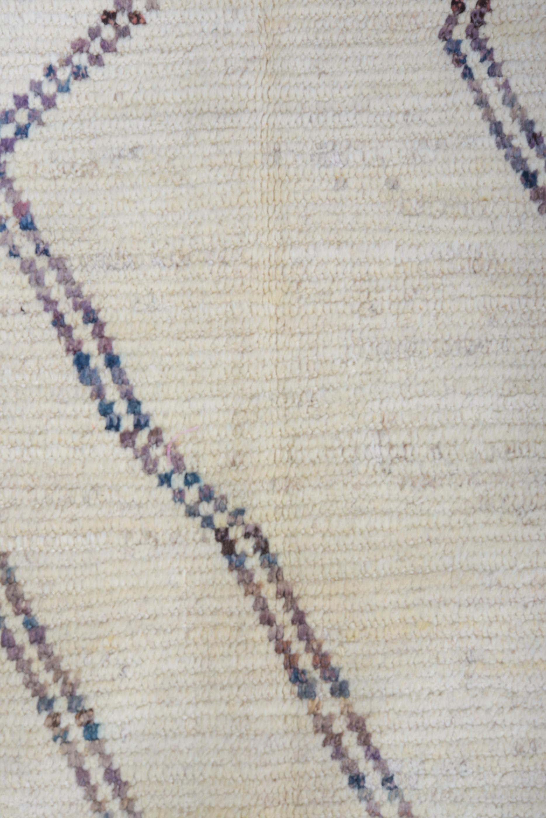 Afghano Tulu astratto in argento bianco in vendita