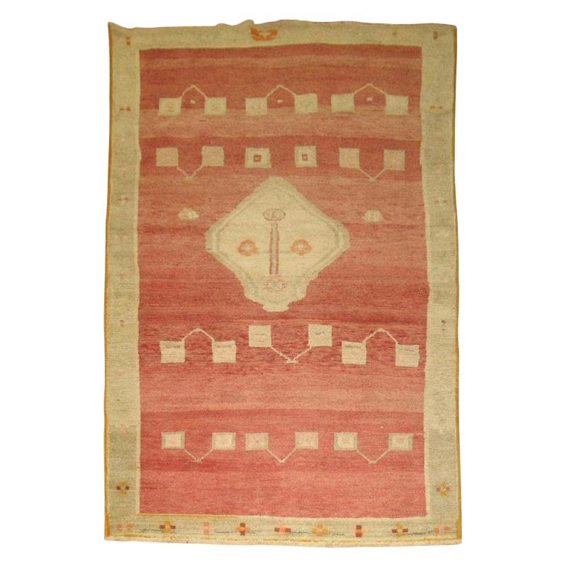 Turkish Abstract Rugs Abstract Turkish Anatolian 20th Century Rug For Sale at 1stDibs