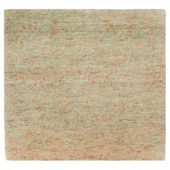 Abstract Tweed-Effect Rug in, and Pastels "Meadow Tweed" by Doris Leslie Blau