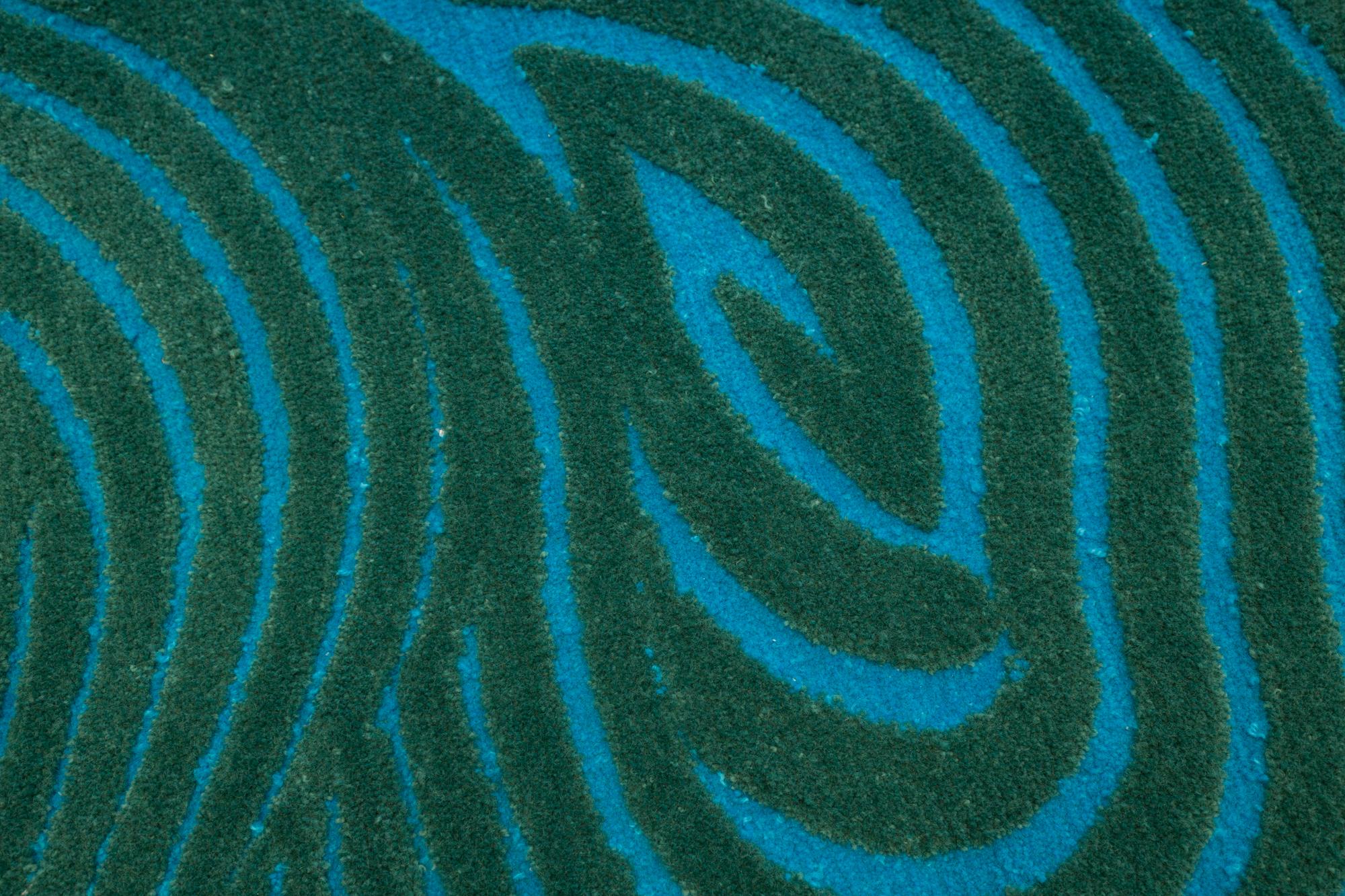abstract shape rug