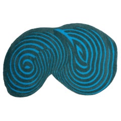 Abstract, Unique shape rug by Tuft the World, Tufted New Zealand Wool