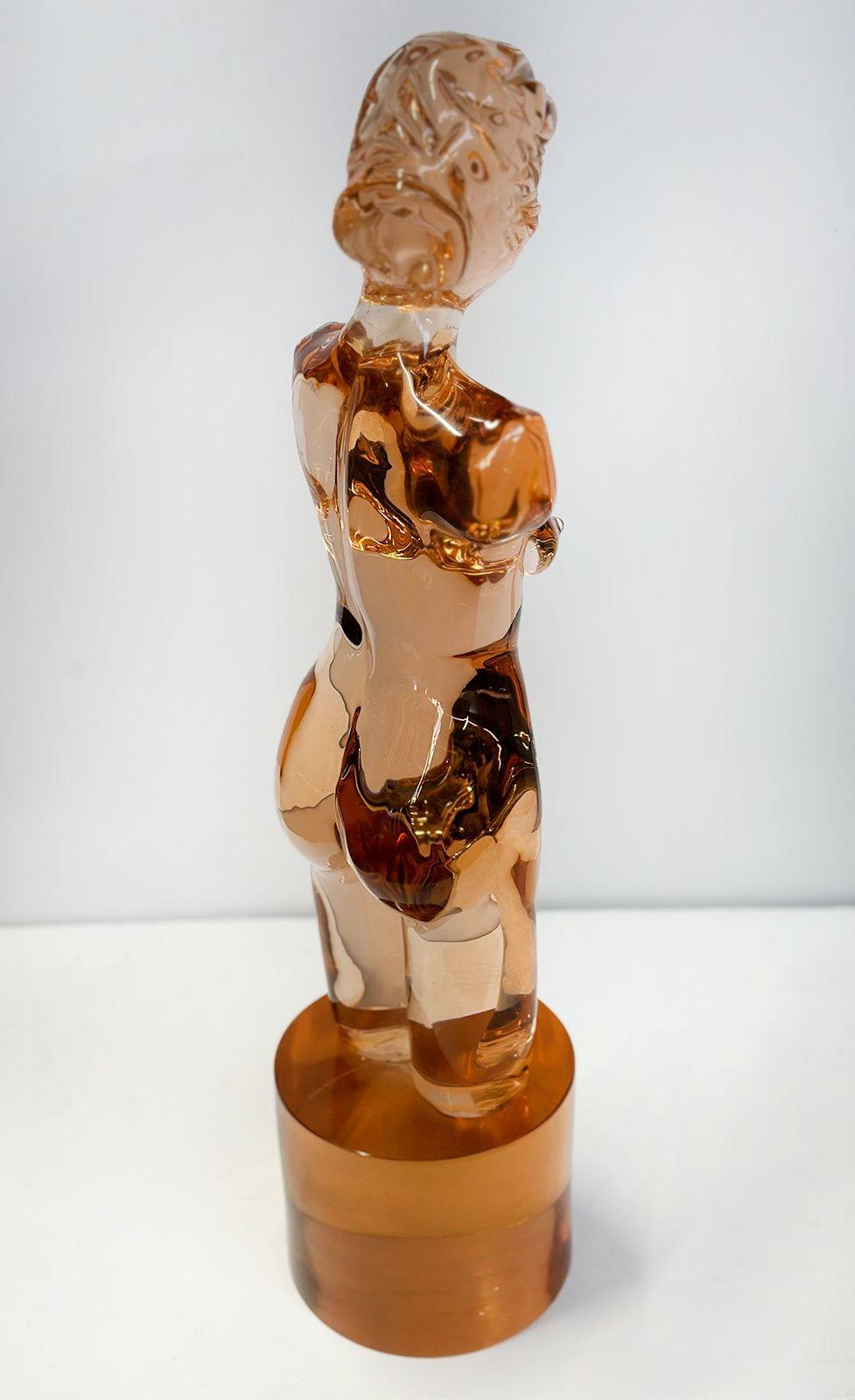 Sculpture abstraite « Vénus de Milo » en verre de Murano de Loredano Rosin Bon état - En vente à Los Angeles, CA