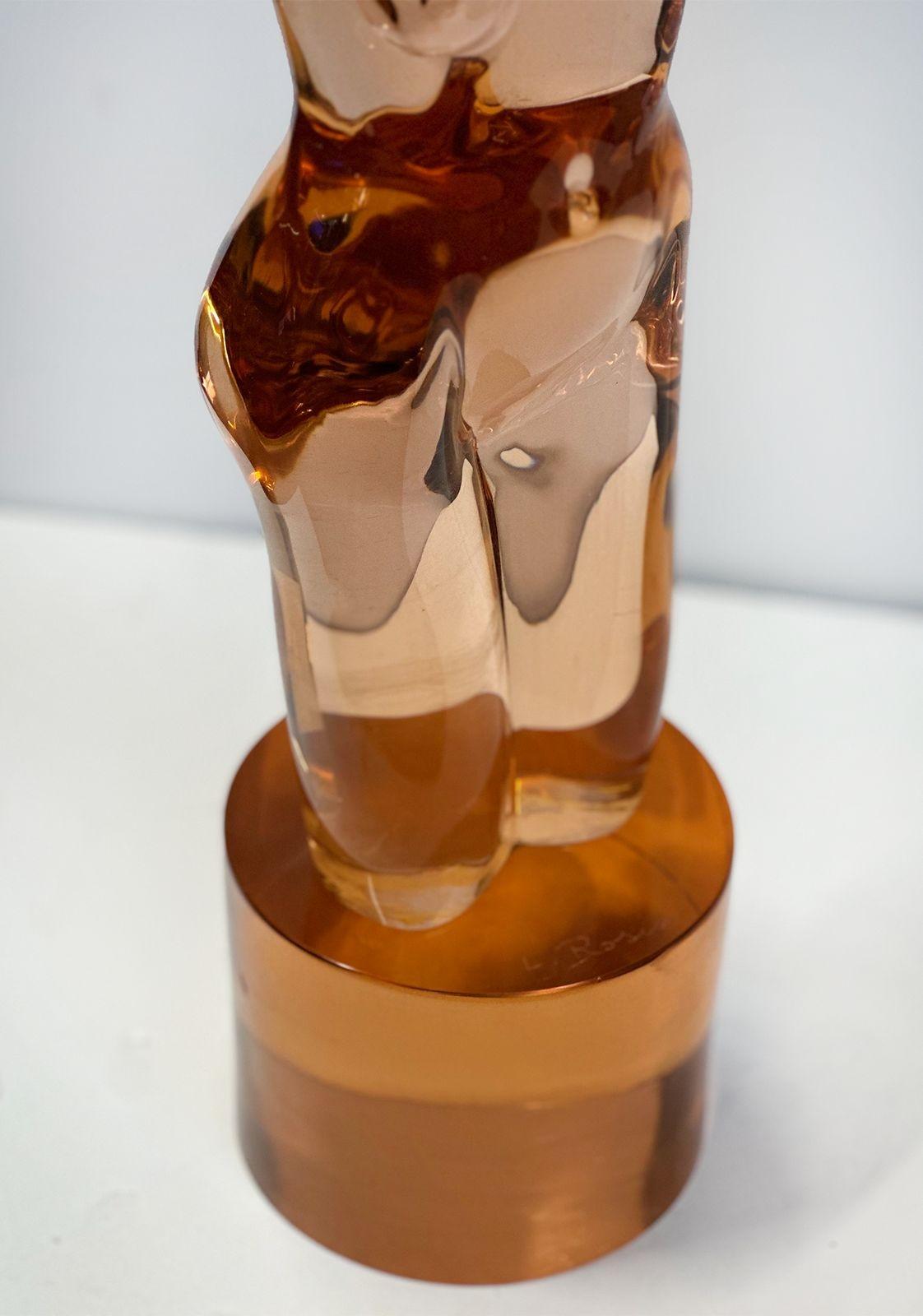 Sculpture abstraite « Vénus de Milo » en verre de Murano de Loredano Rosin en vente 1