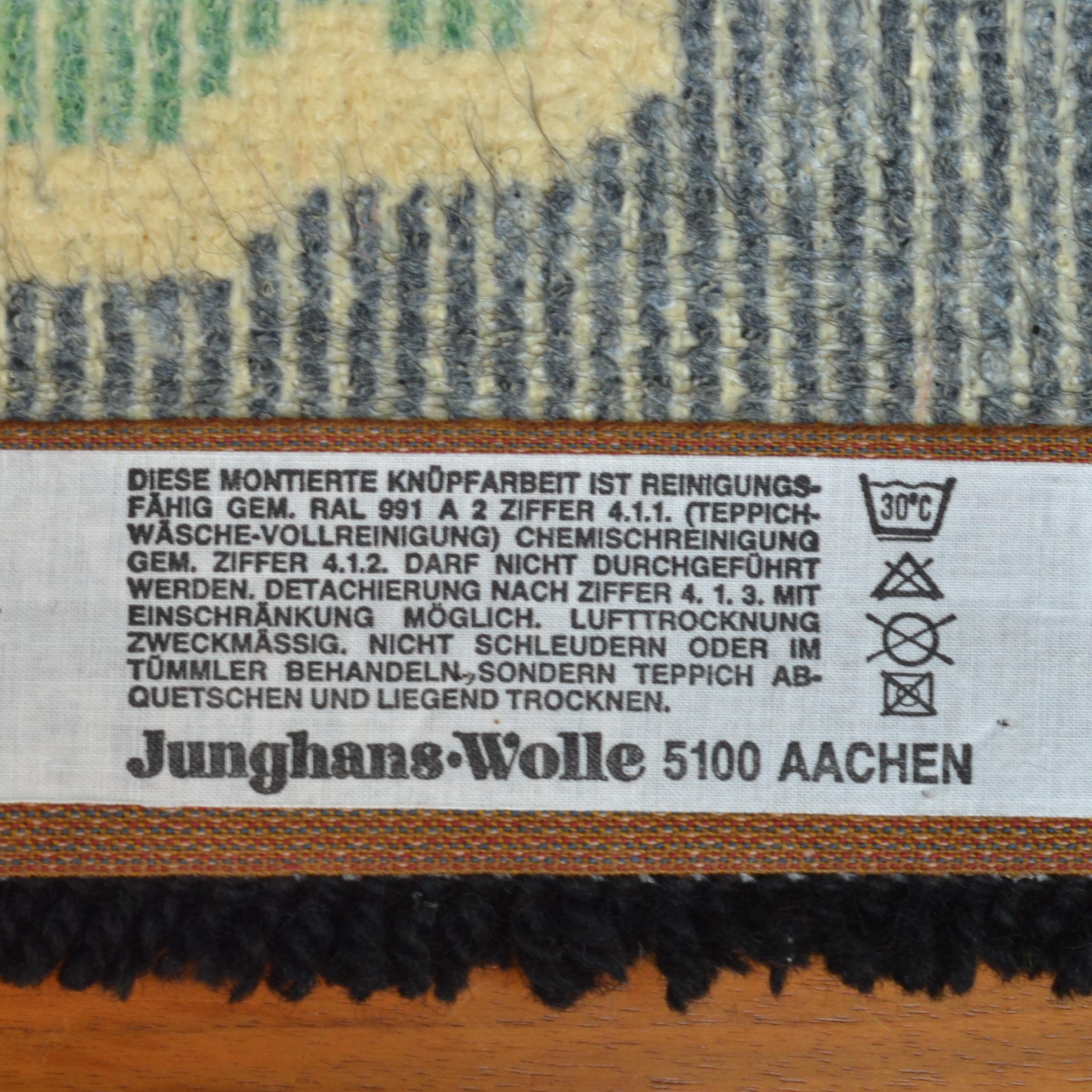 Abstrakter, lebendiger Wandteppich von Junghans, 1960er Jahre (Wolle) im Angebot