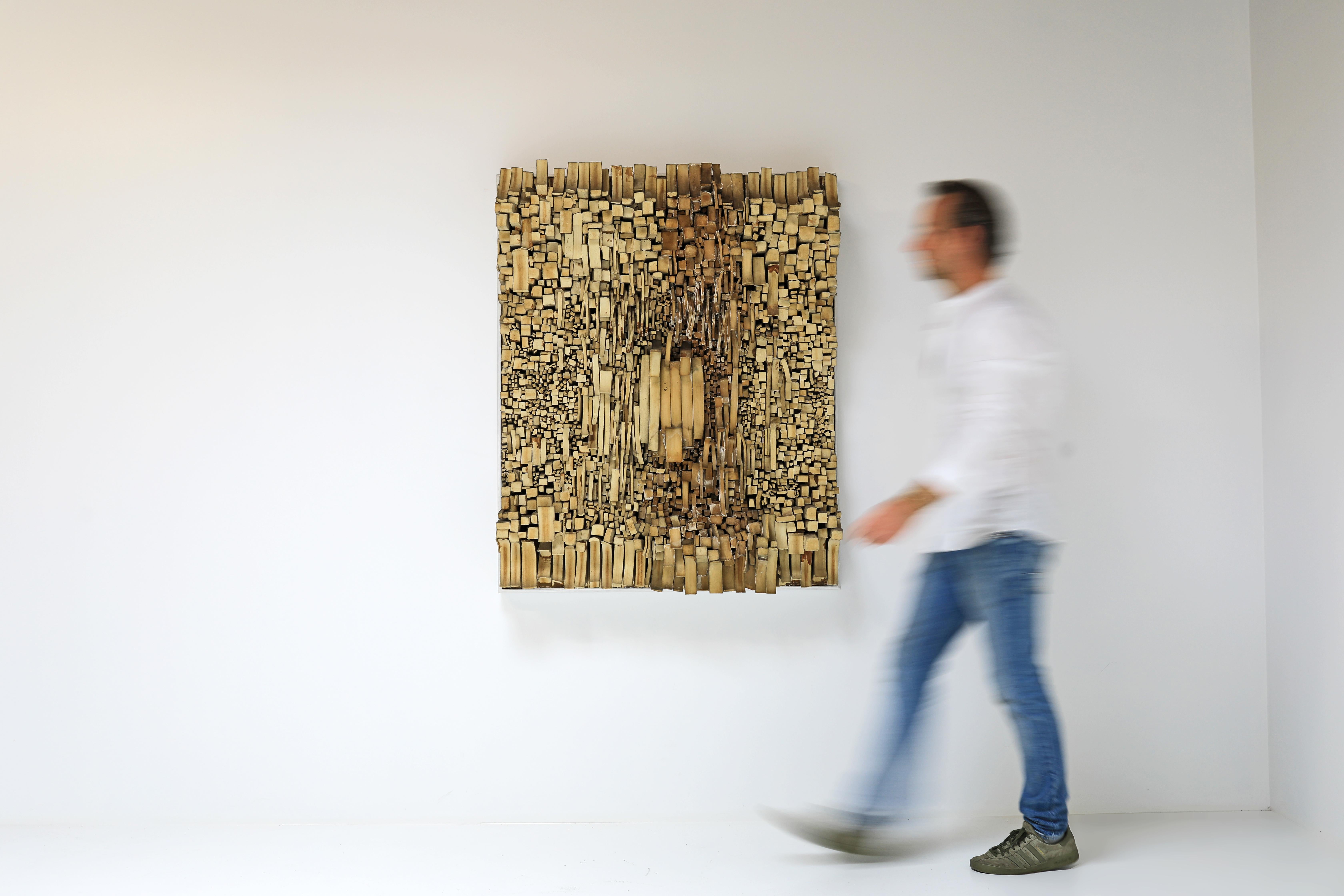 Abstract vilten art van André Bogaert In Good Condition For Sale In Zwevegem, VWV
