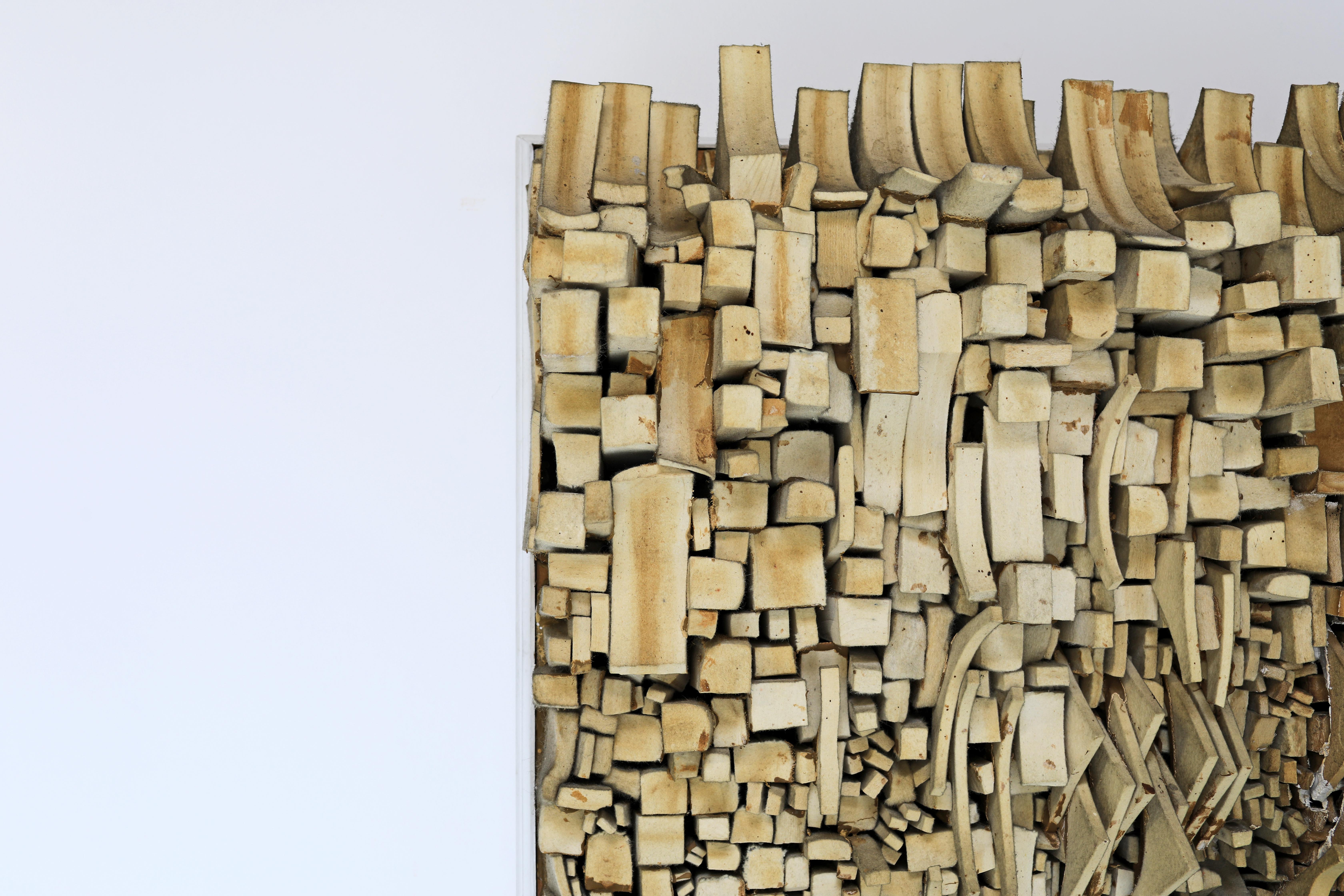 Mid-20th Century Abstract vilten art van André Bogaert For Sale