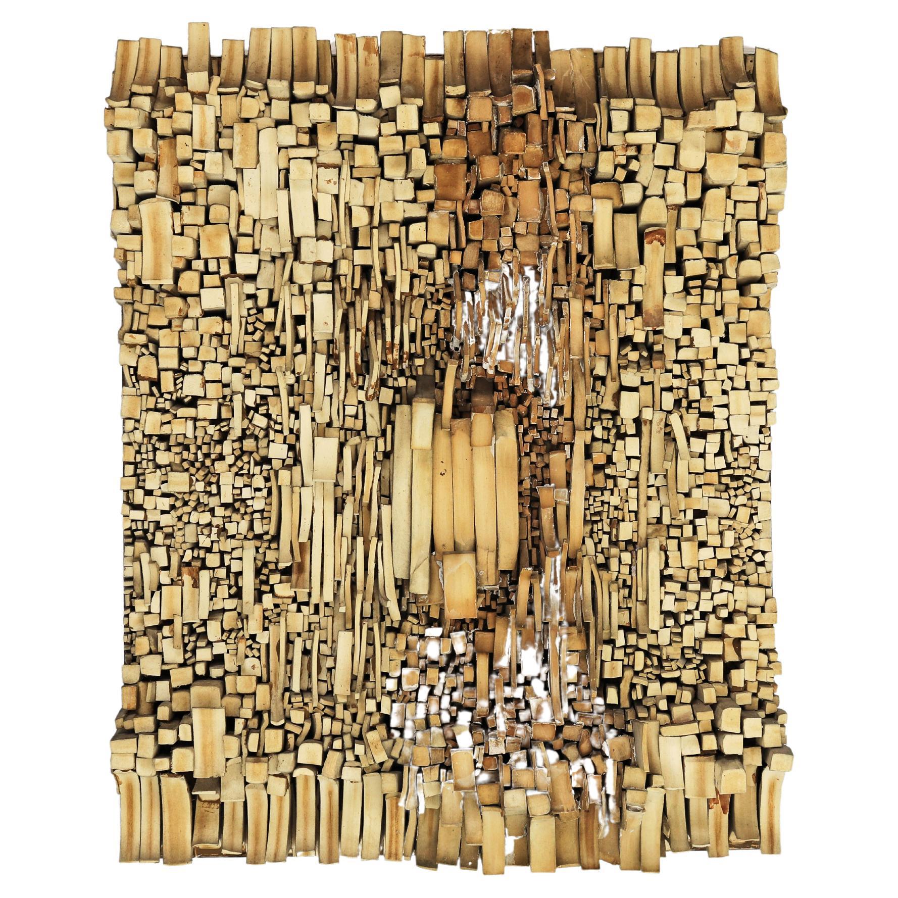 Abstract vilten art van André Bogaert For Sale