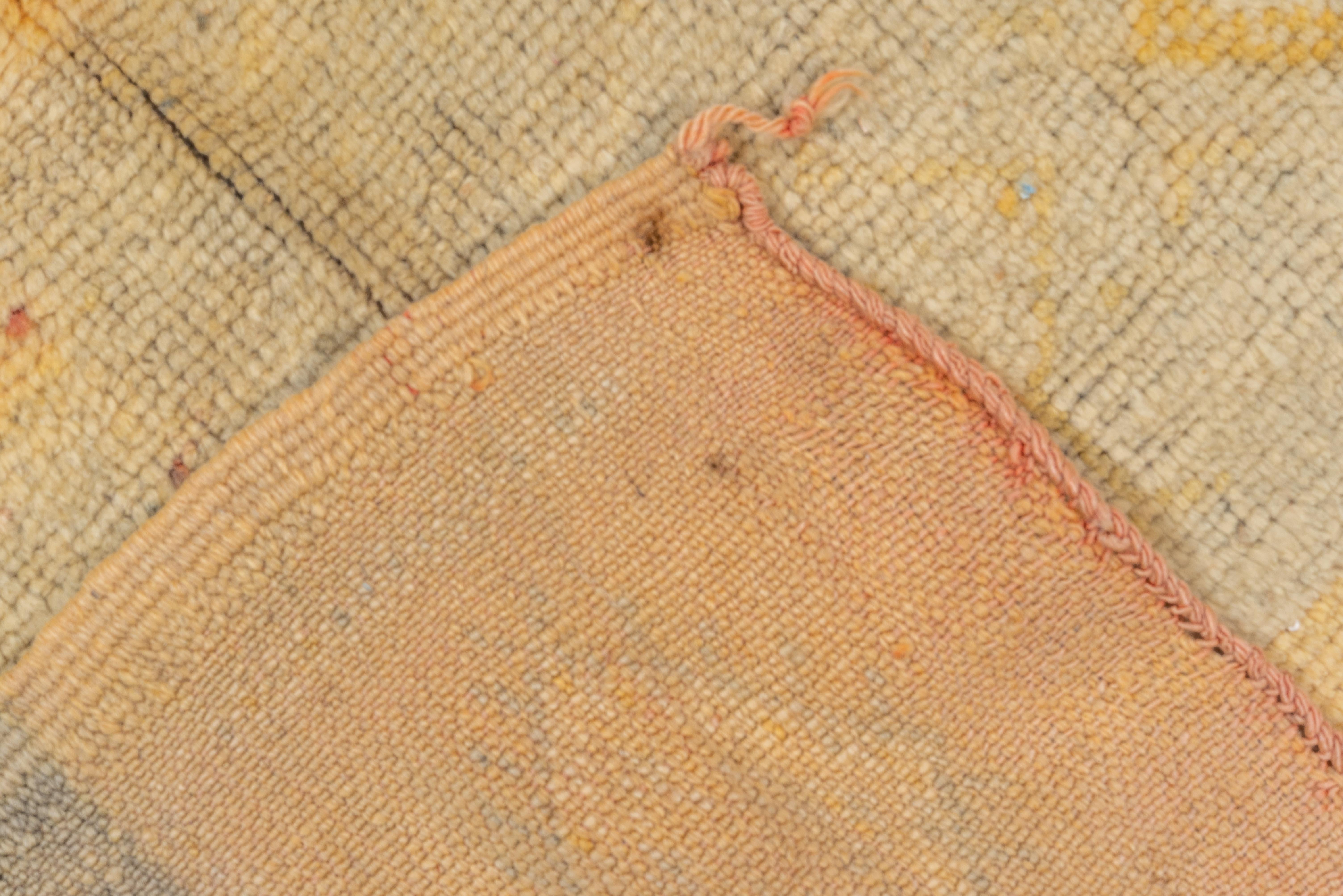 XX secolo Tappeto marocchino vintage astratto con sfumature anni '70 in vendita