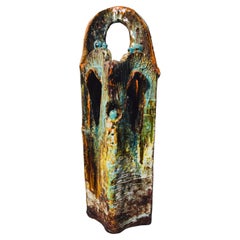 Abstract vintage ceramic vase