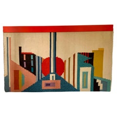 Tapisserie murale abstraite, 1980