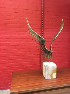 Abstract Welded Bird Sculpture by Curtis Jere, circa 1970