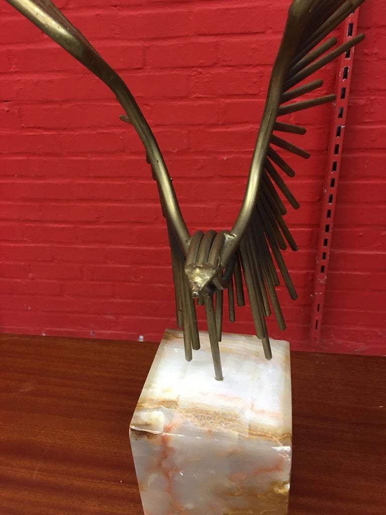 Abstract Welded Bird Sculpture by Curtis Jere, circa 1970 For Sale at