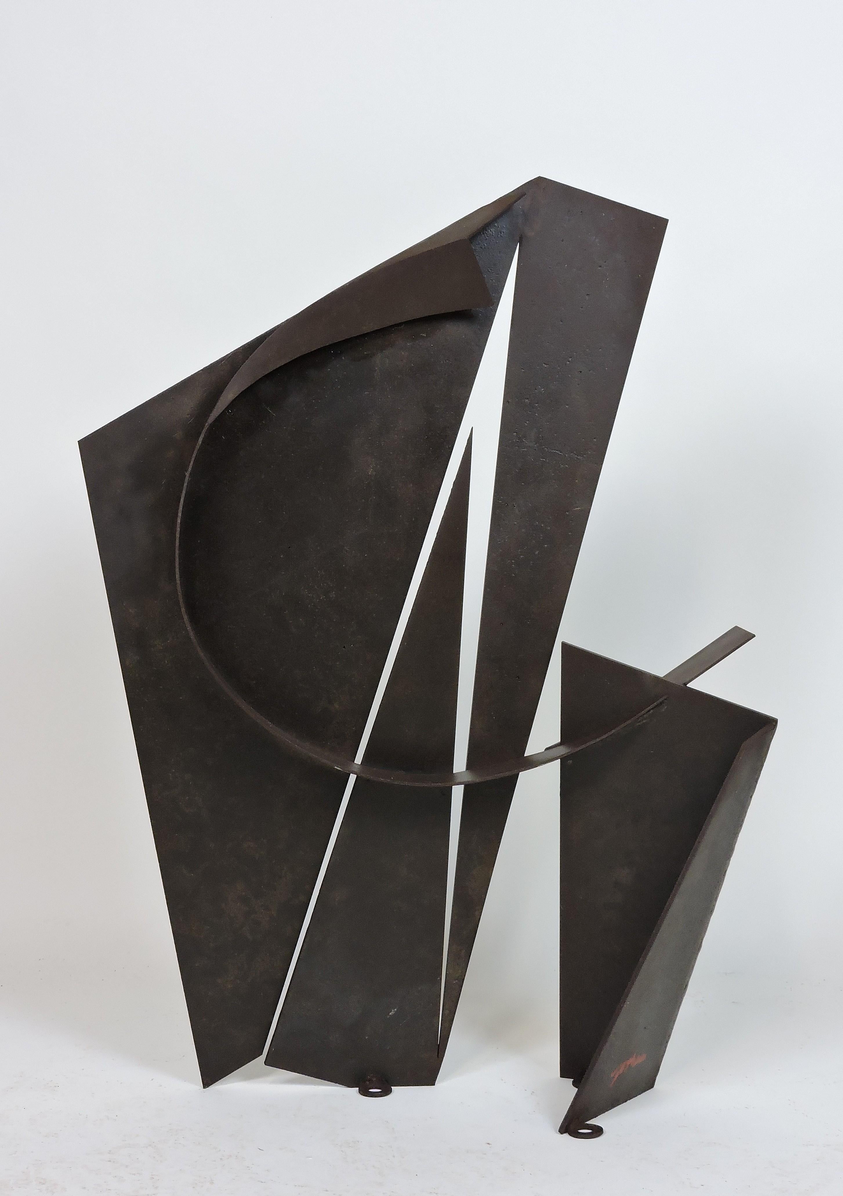 Acciaio Scultura geometrica astratta saldata in Steele, 
