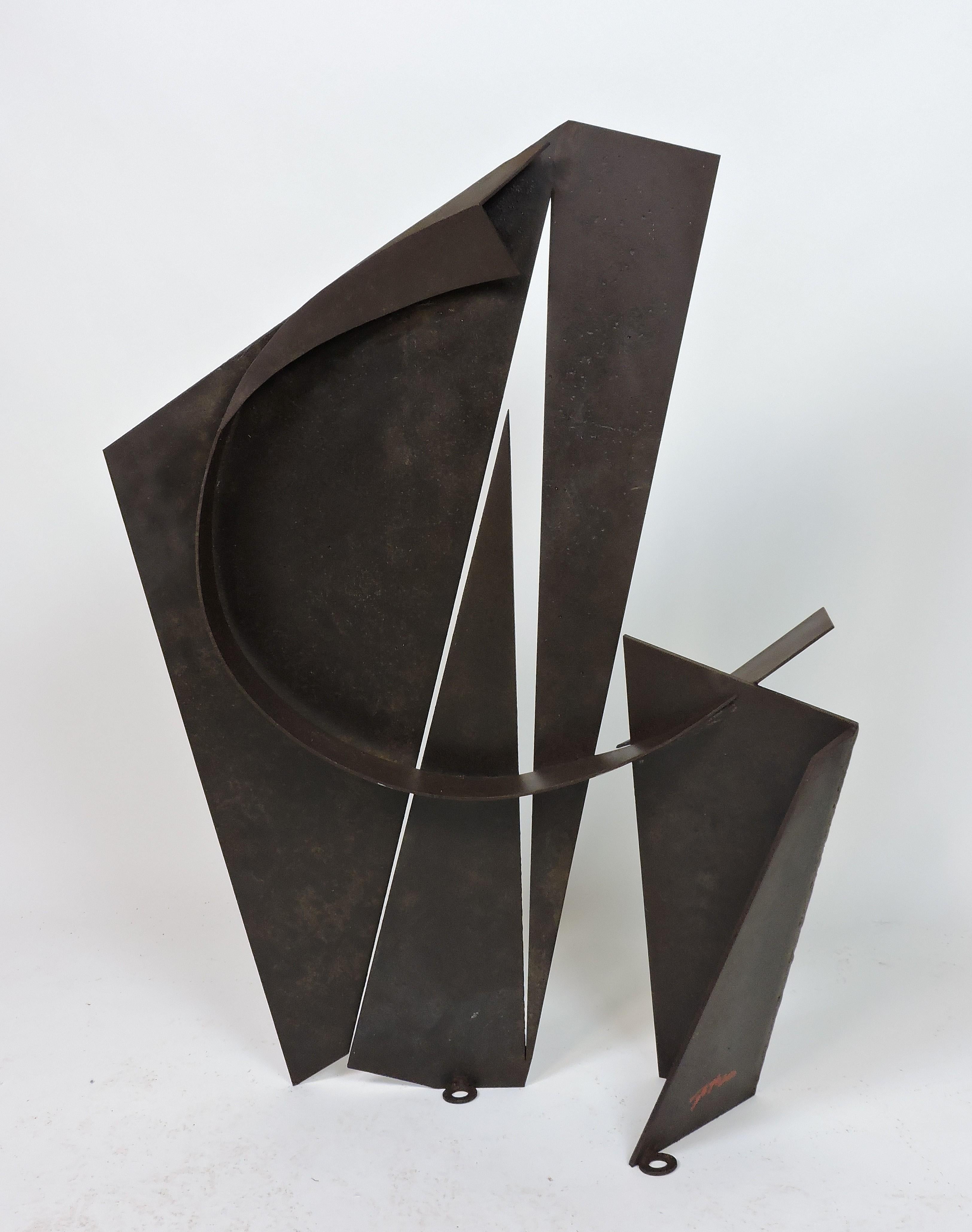 Abstract Welded Geometric Steel Sculpture by David Tothero 2