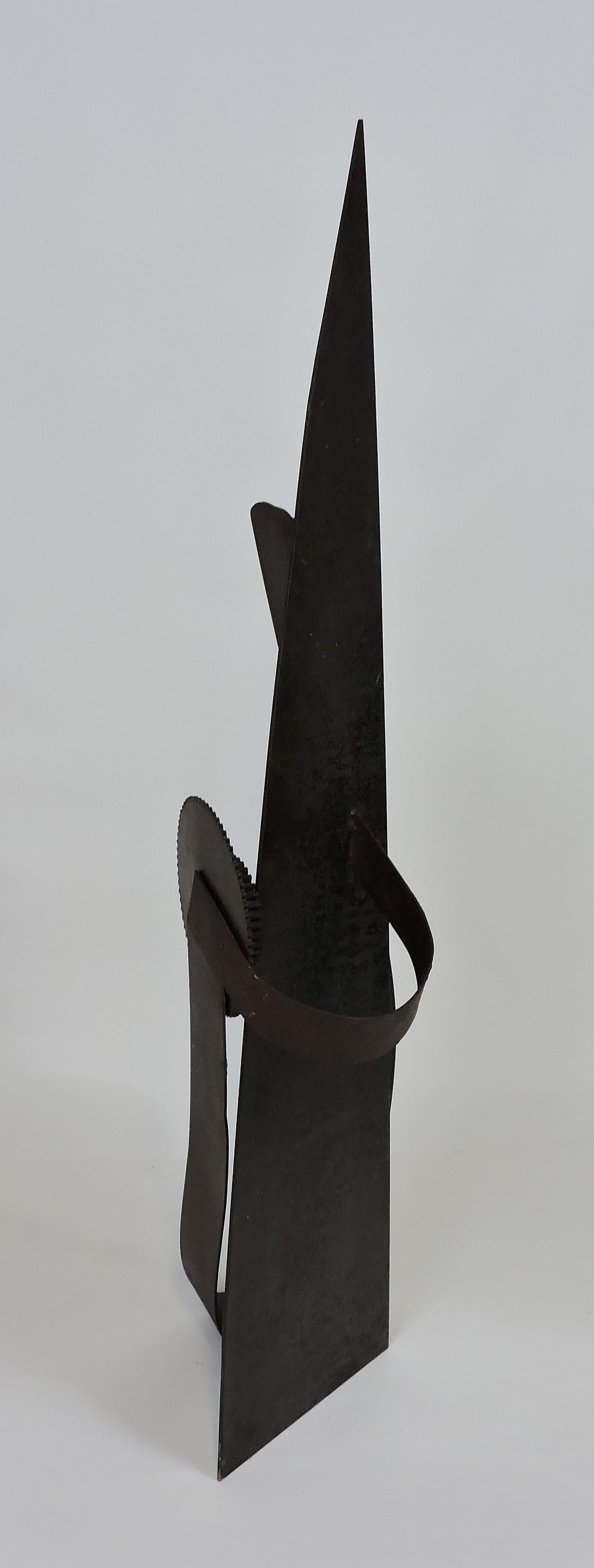 American Abstract Welded Steel Sculpture 