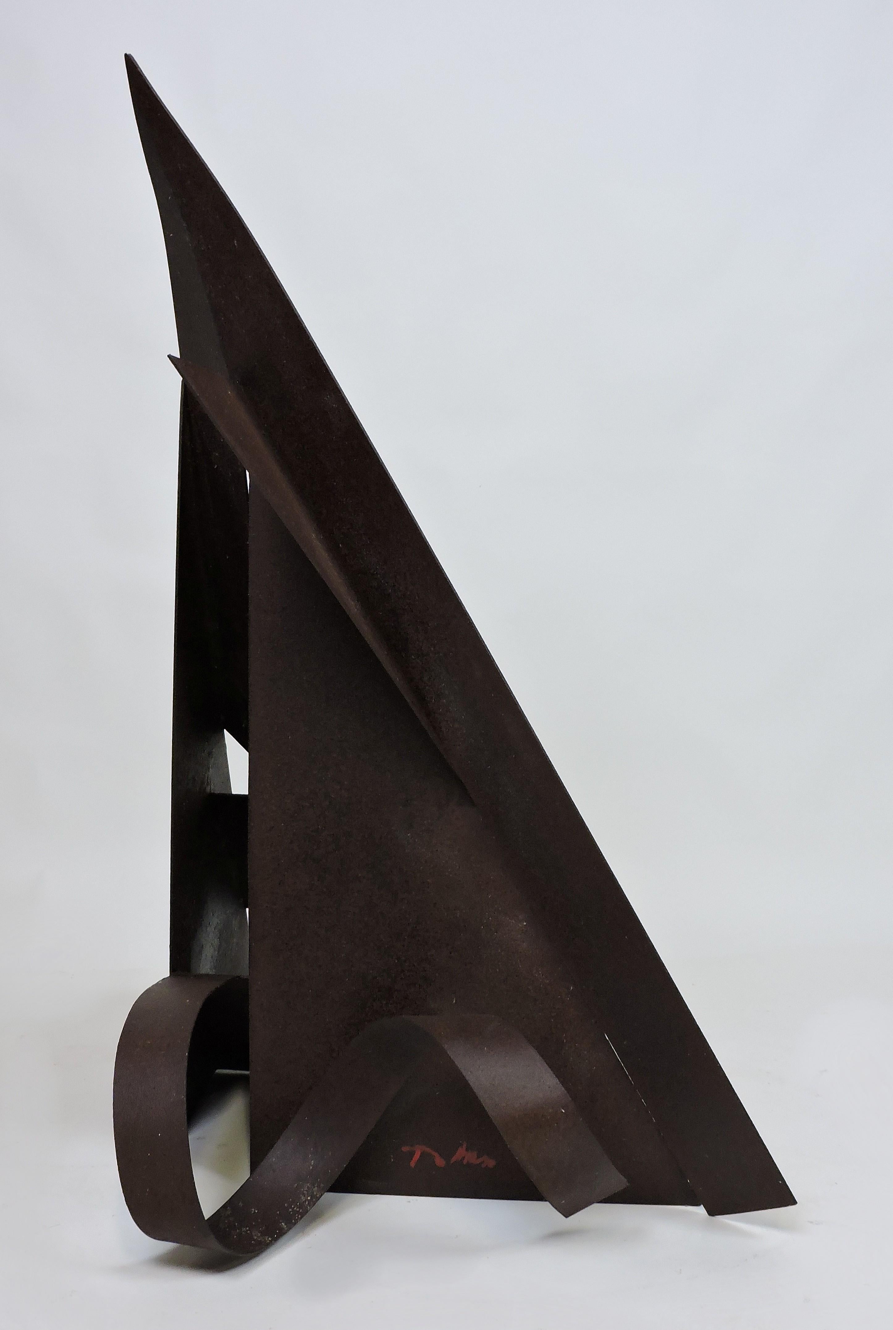 American Abstract Welded Steel Sculpture 