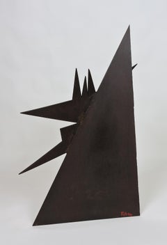 Abstract Industrial Welded Steel Sculpture "Source" by David Tothero