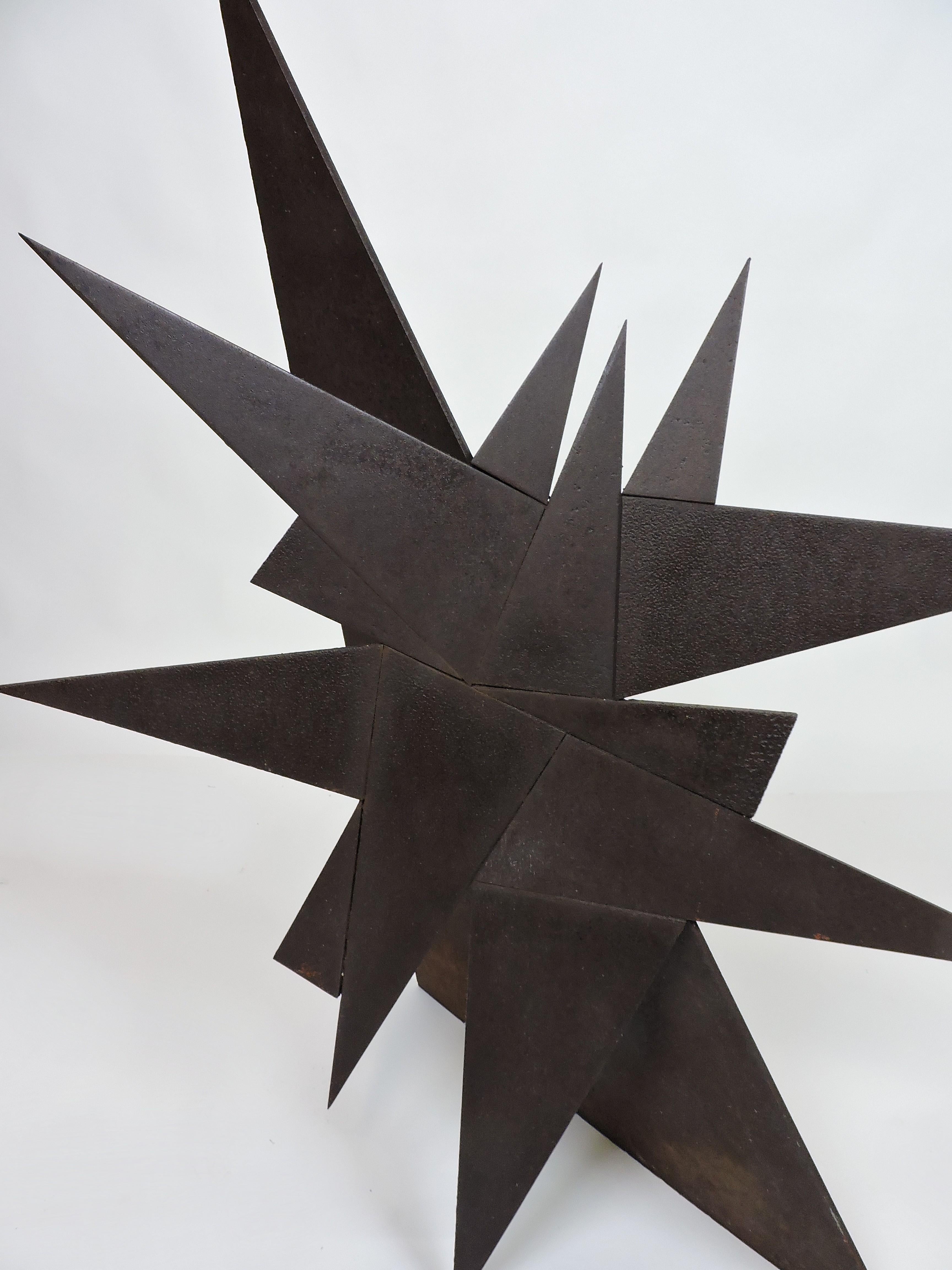 Abstract Industrial Welded Steel Sculpture 