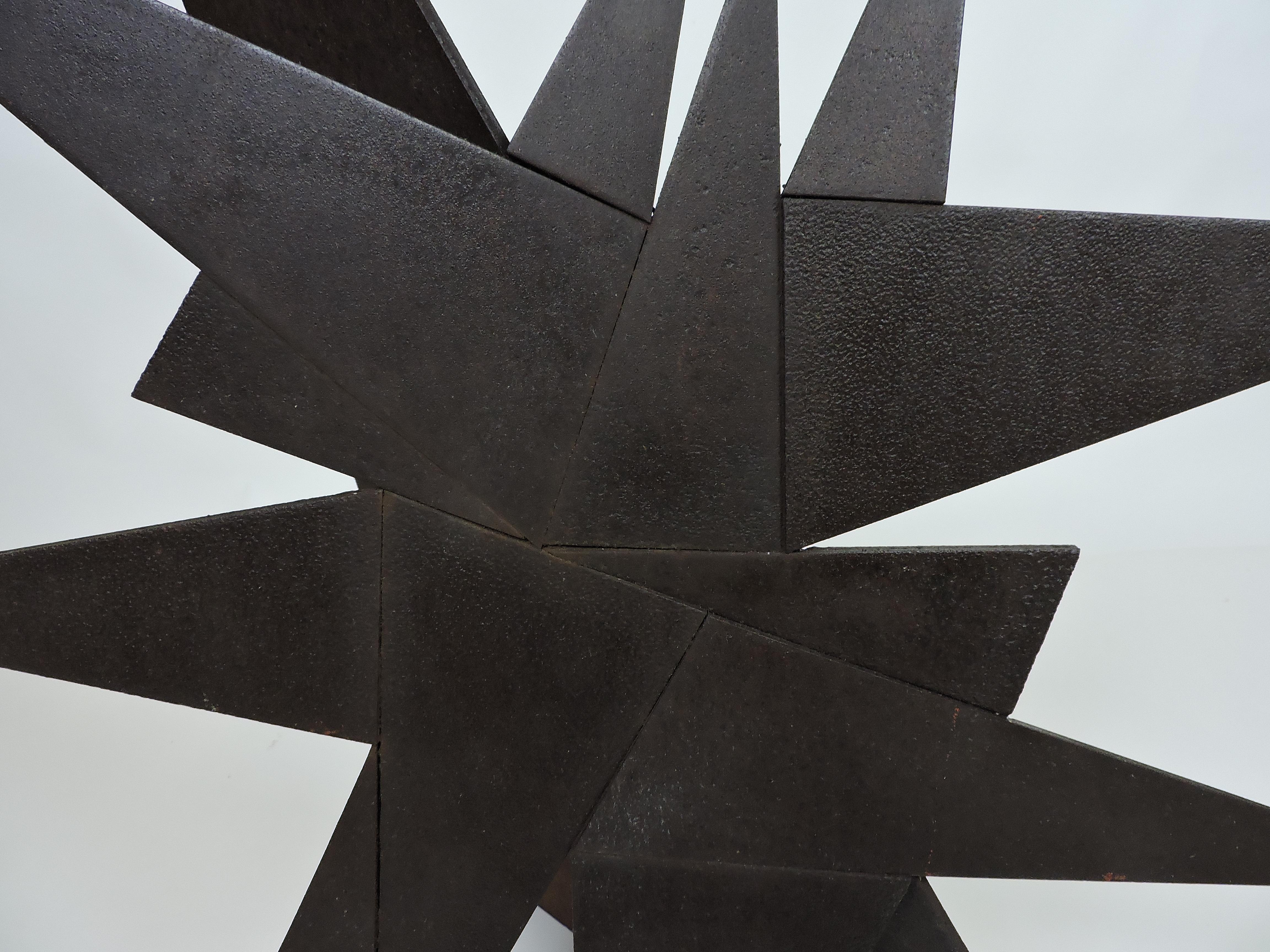 Abstract Industrial Welded Steel Sculpture 