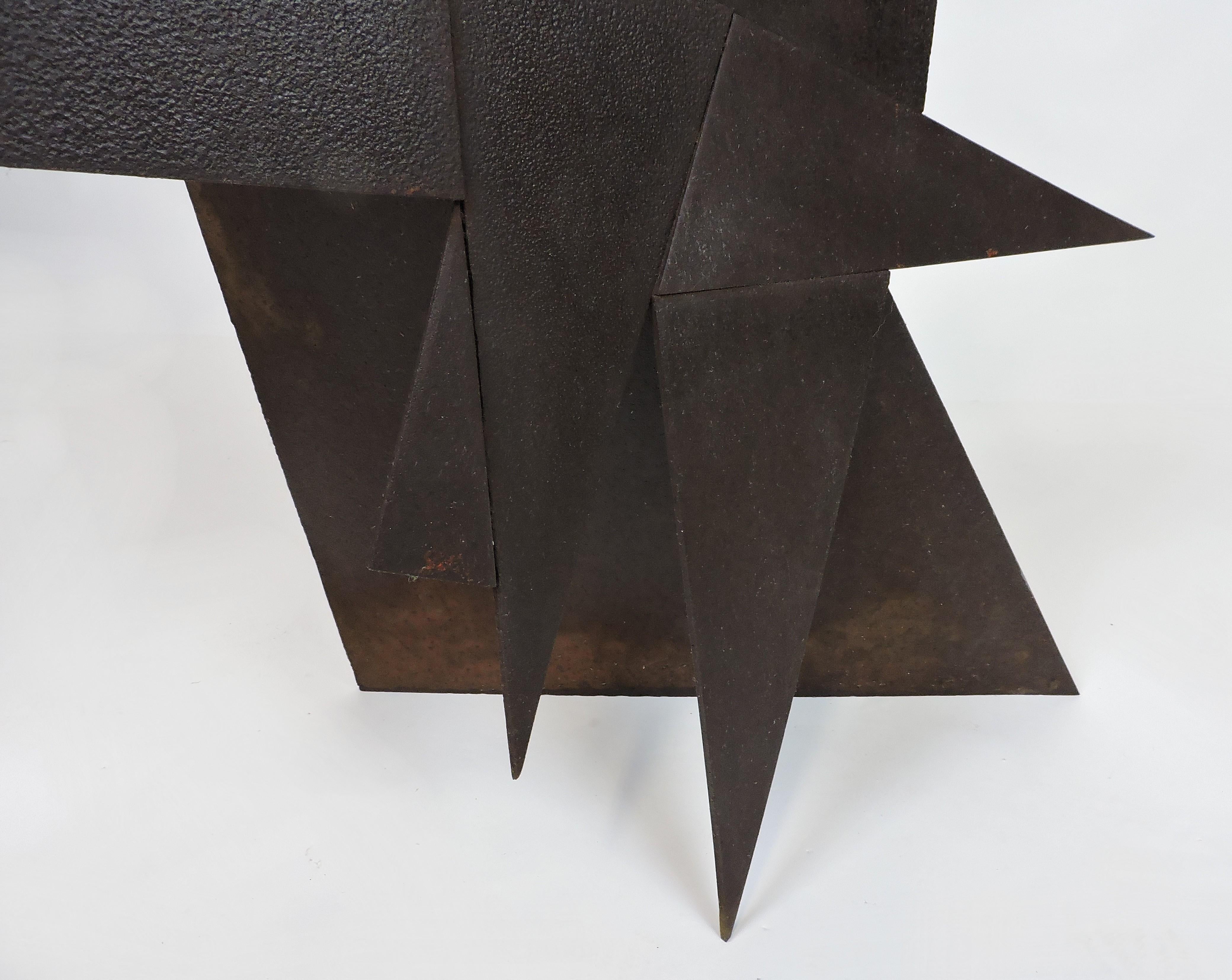 Abstract Industrial Welded Steel Sculpture 