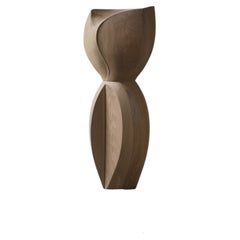 Abstrakte Holzskulptur aus Weißeiche, „Unseen Force 08“ von Joel Escalona