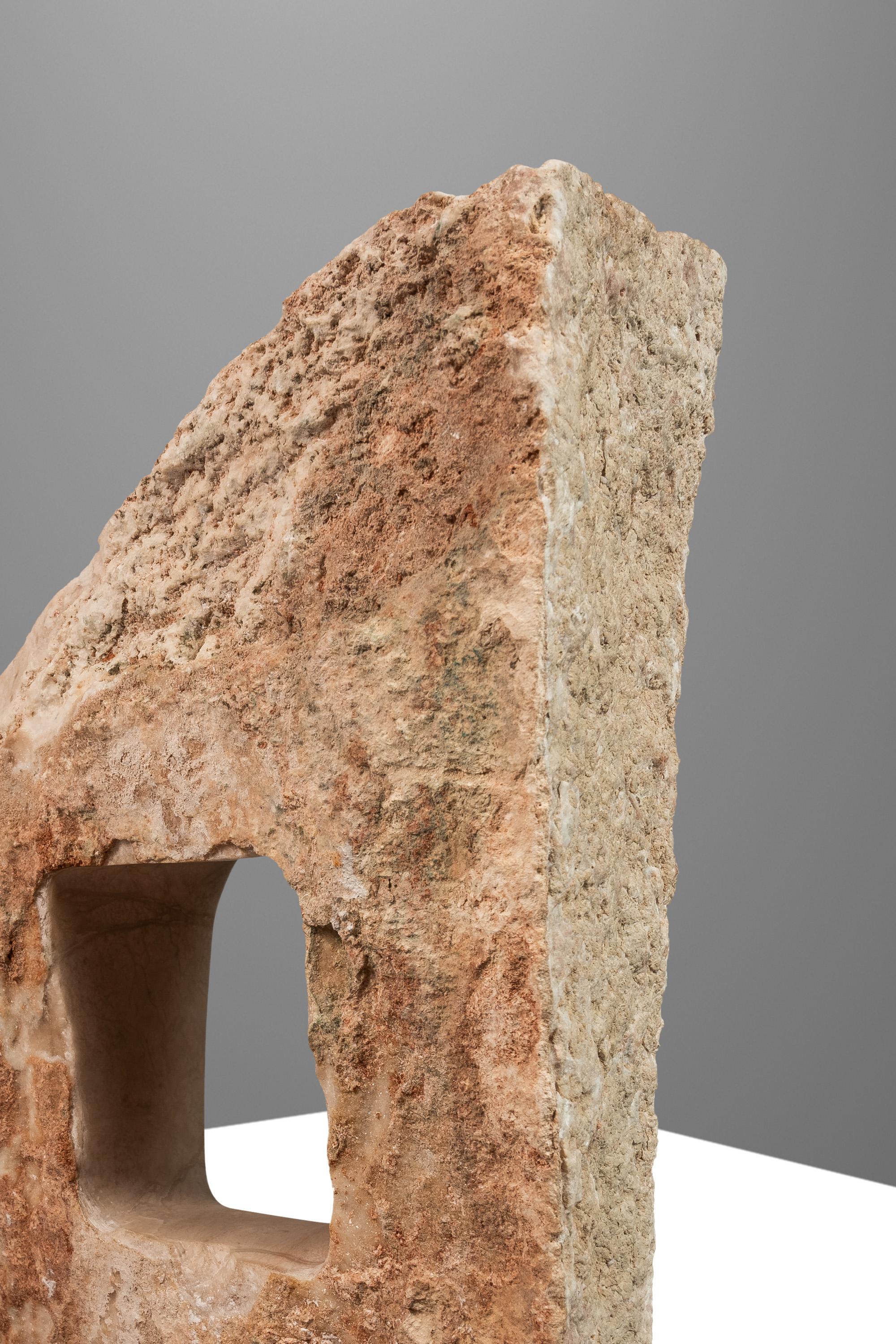 Scultura astratta in alabastro, Mark Leblanc, Studio A, USA, 2020 in vendita 5