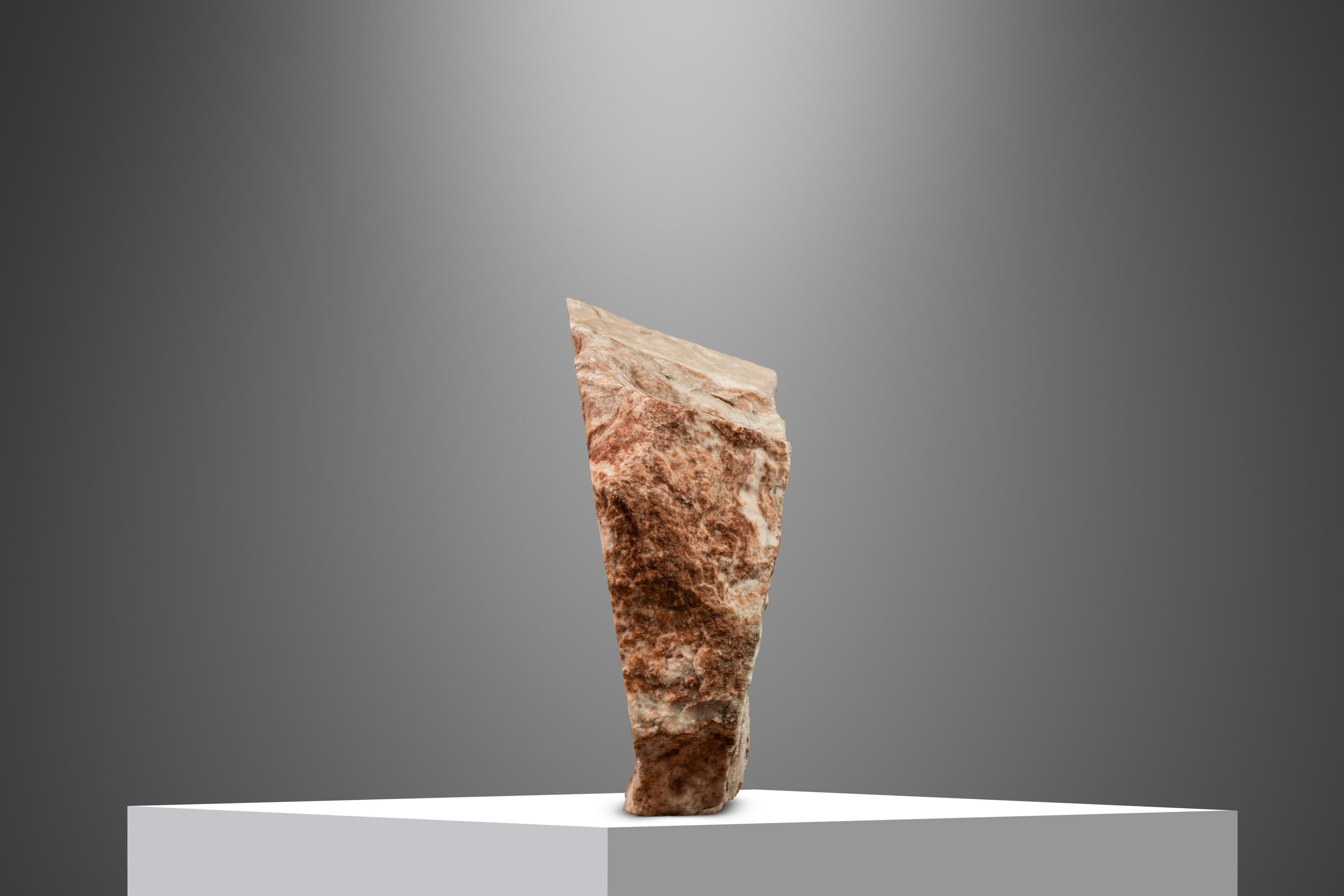 Americano Scultura astratta in alabastro, Mark Leblanc, Studio A, USA, 2020 in vendita