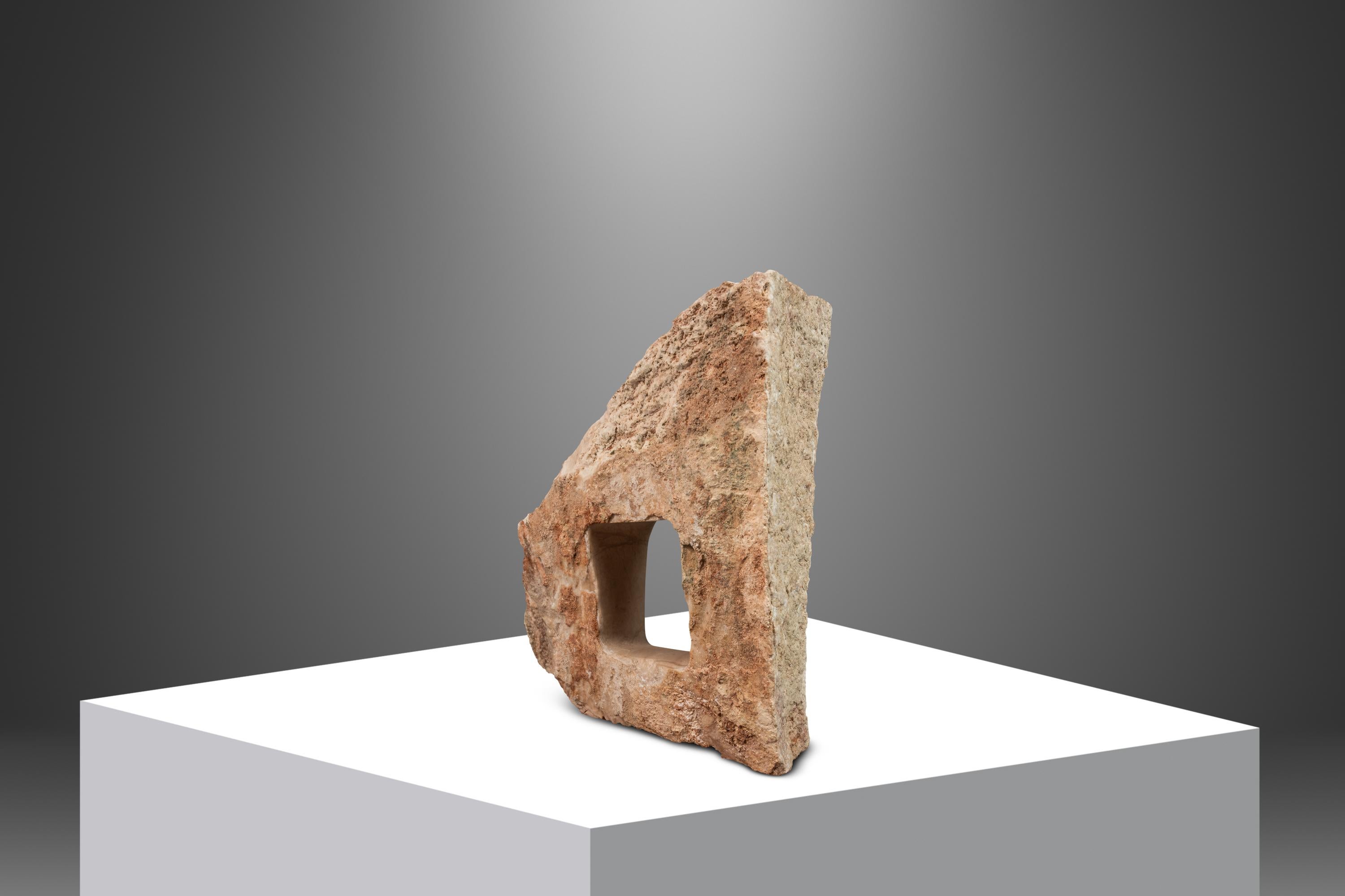 Scultura astratta in alabastro, Mark Leblanc, Studio A, USA, 2020 in vendita 2