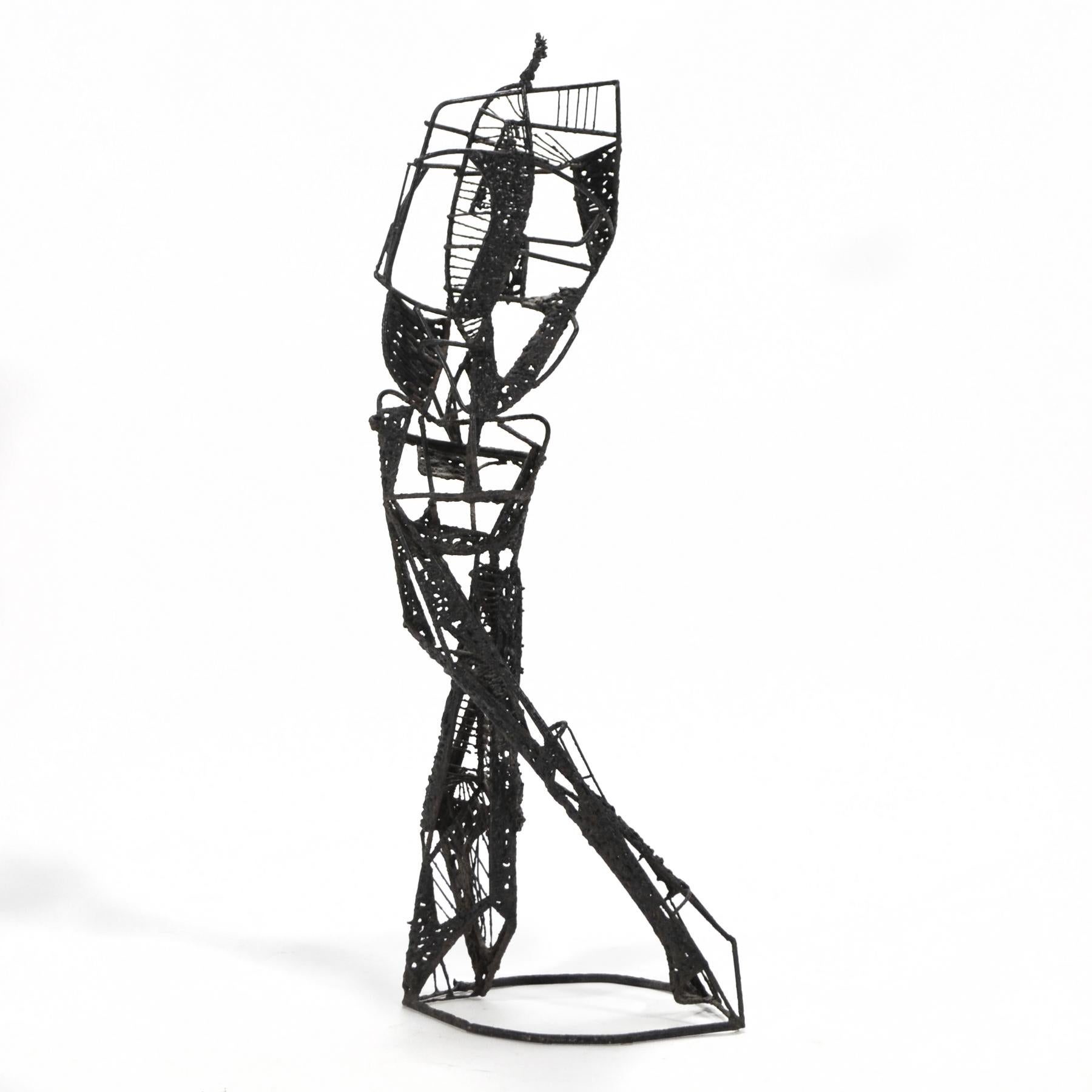 Mid-Century Modern Abstract Wire Sculpture