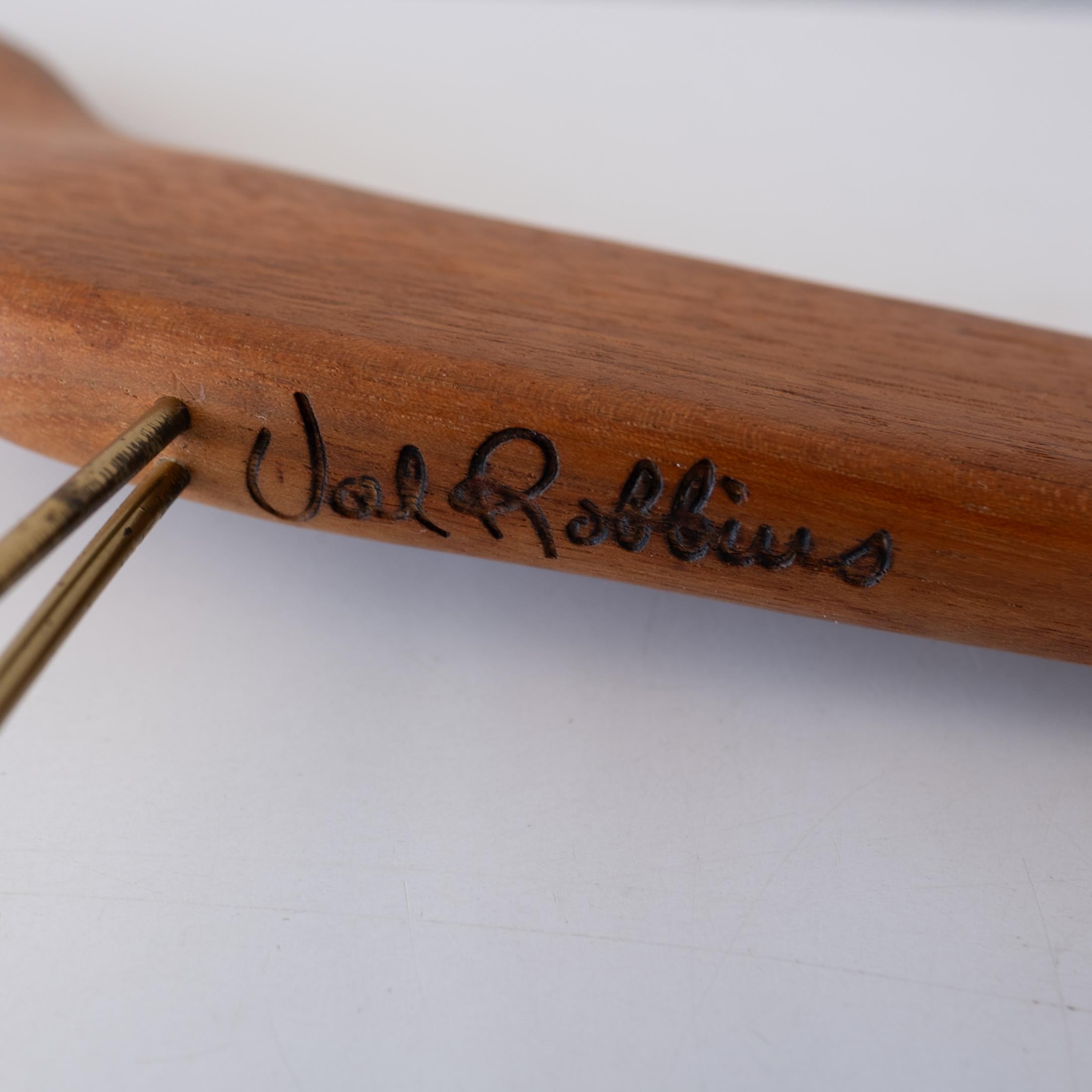 Abstract Wood Bird Sculpture by Val Robbins 1
