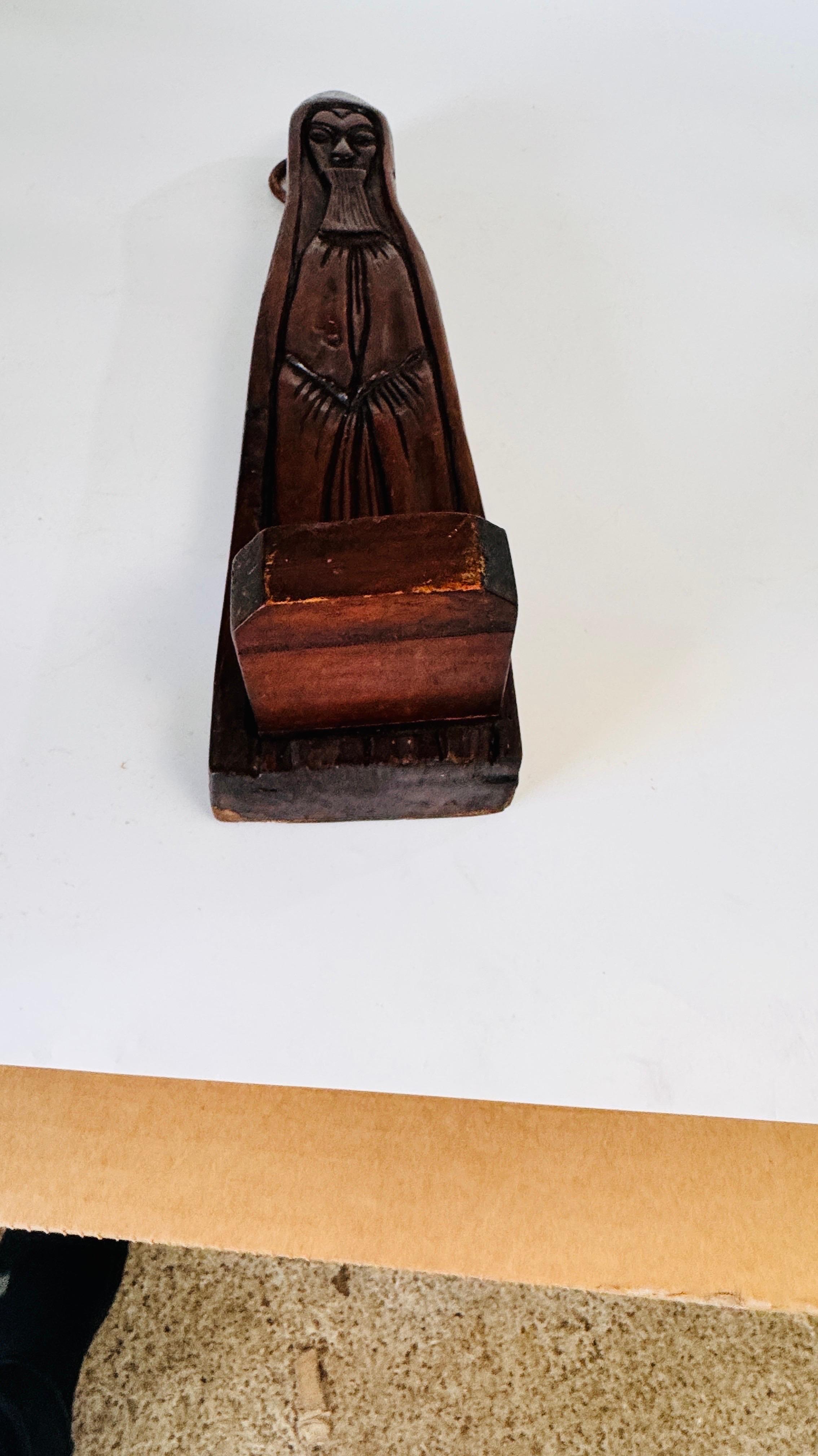 Scultura astratta portacandele in Wood Francia del XIX secolo In condizioni buone in vendita a Auribeau sur Siagne, FR