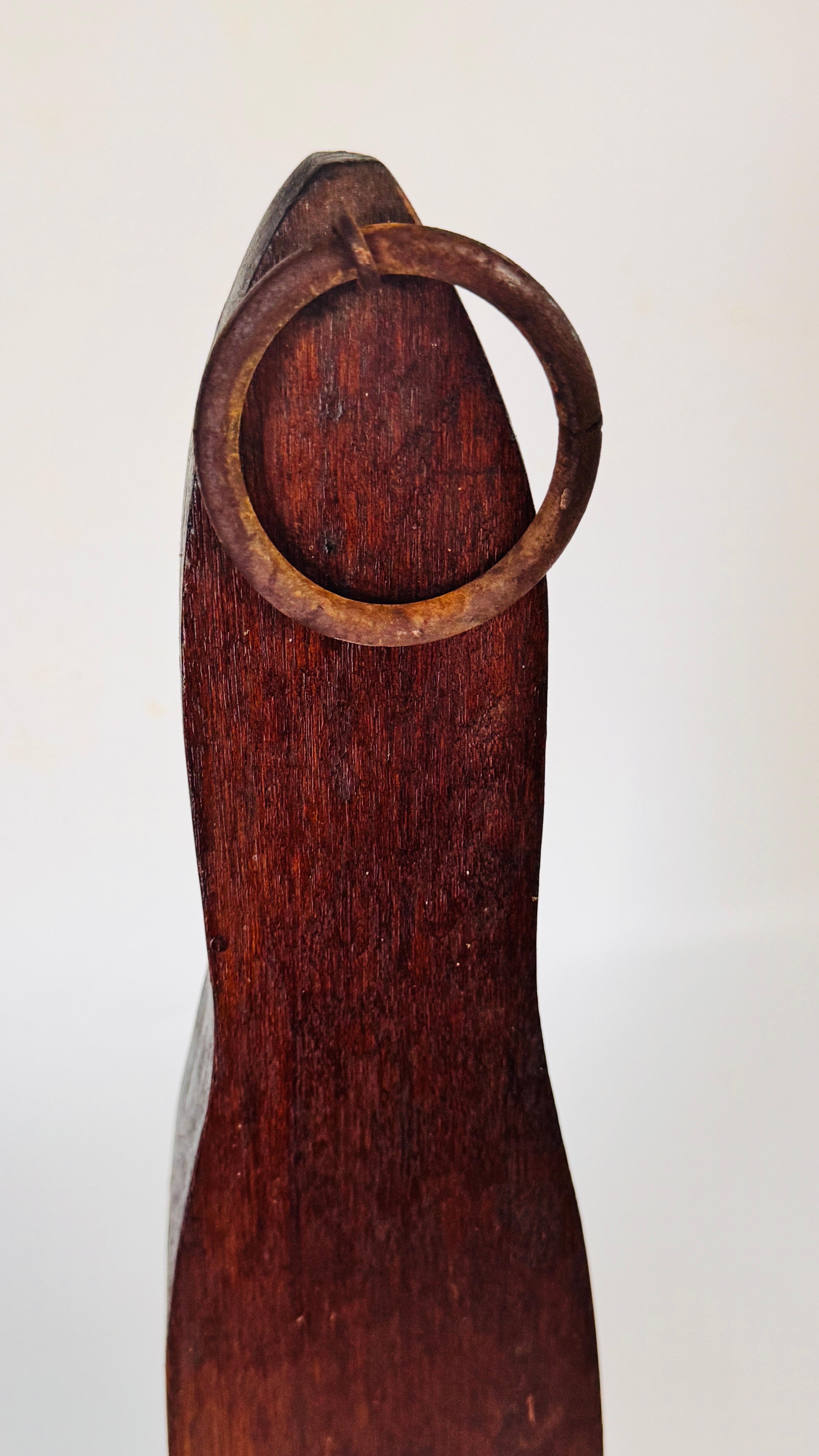 Scultura astratta portacandele in Wood Francia del XIX secolo in vendita 3