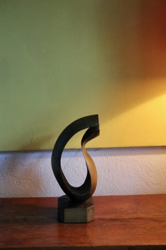 Abstract wood organic sculpture