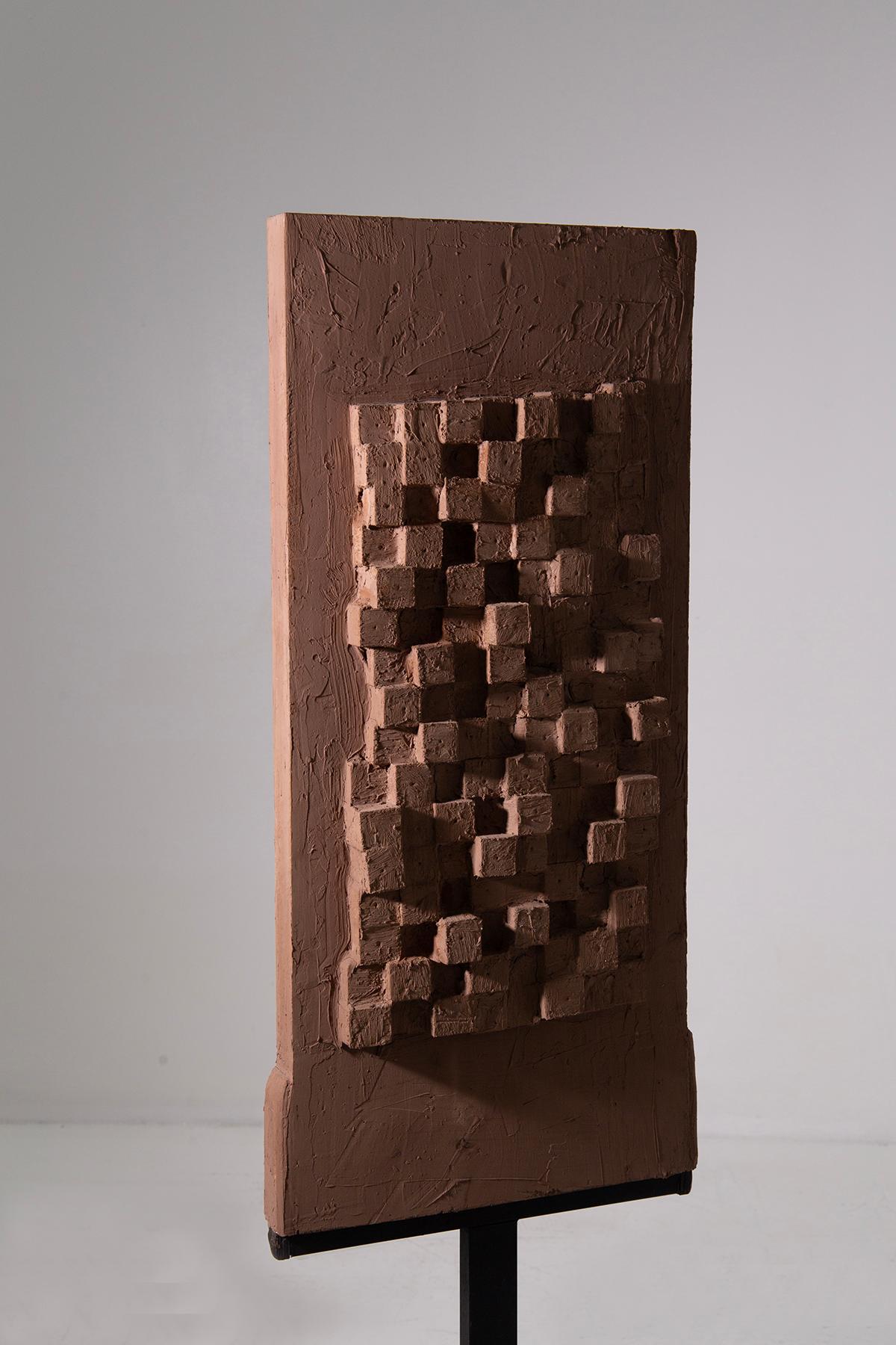 Abstract Wood Sculpture by Aldo Guarnieri For Sale 1
