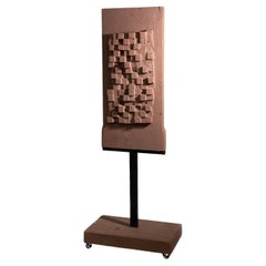 Abstract Wood Sculpture by Aldo Guarnieri