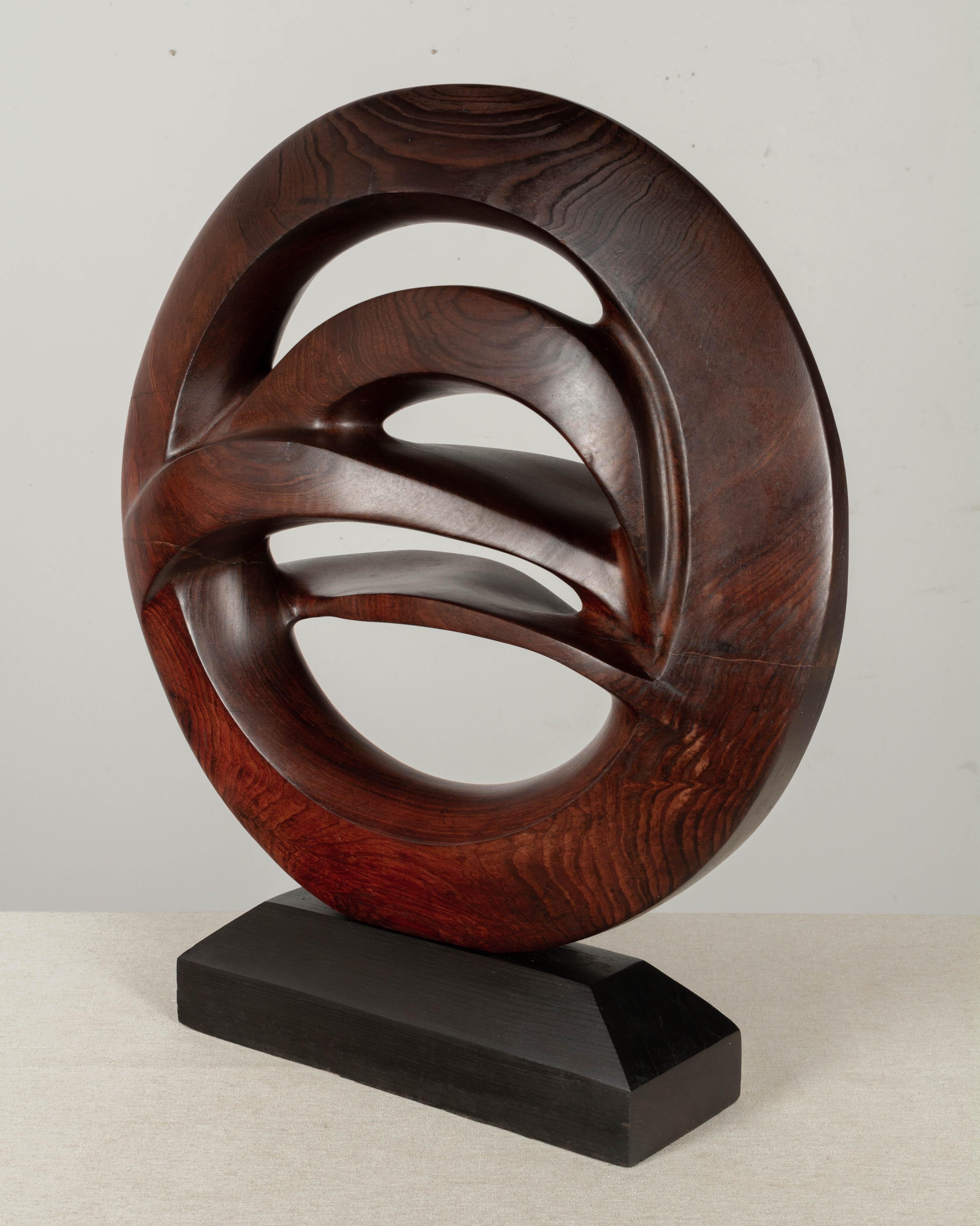 Abstract Wood Sculpture by Carol Setterlund In Good Condition In Winter Park, FL
